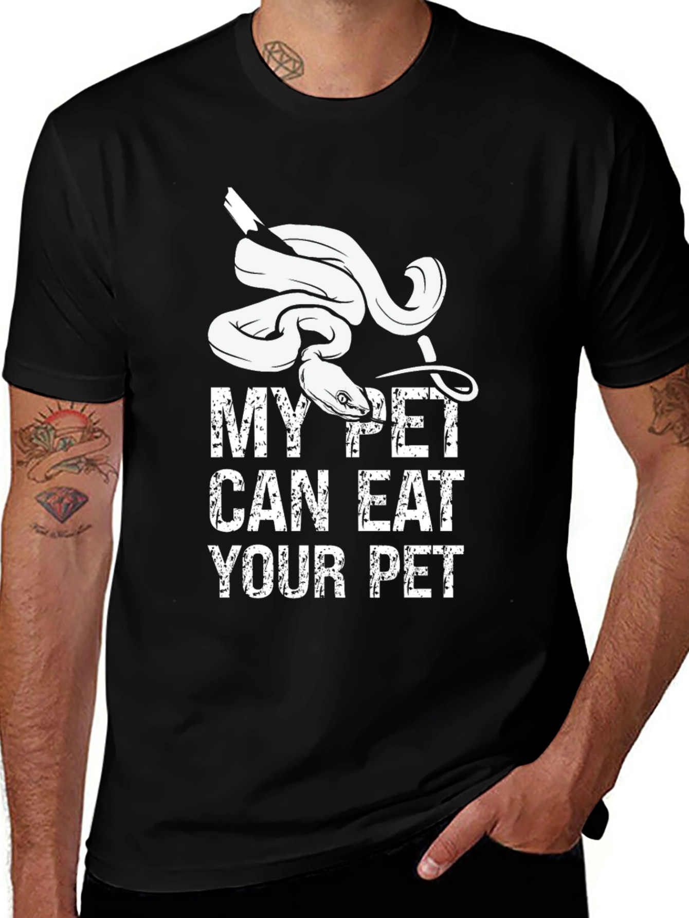 Variant 24 of My Pet Can Eat Your Pet Snake T-Shirt
