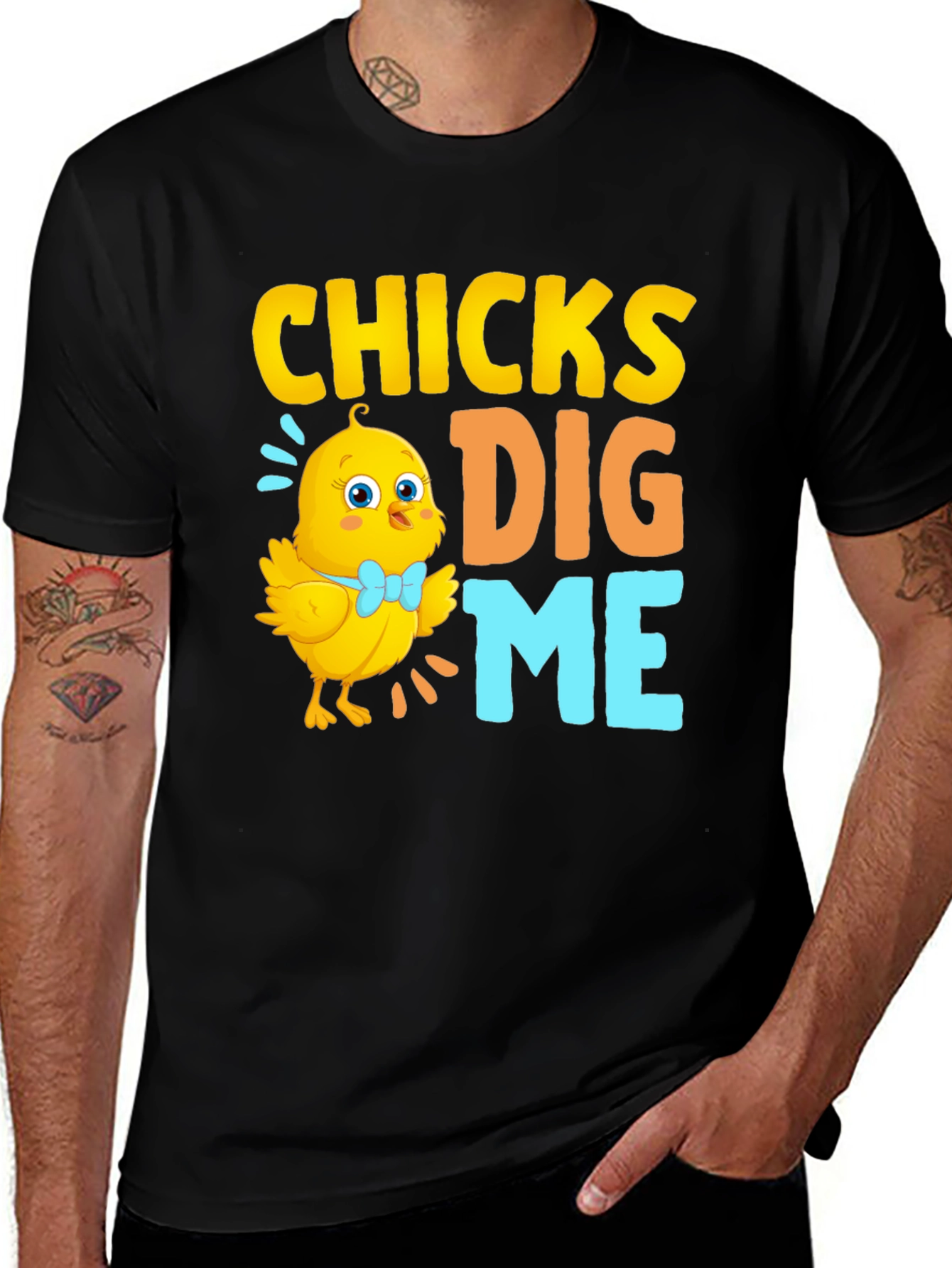 Funny Easter Chick T-Shirt - Chicks Dig Me!