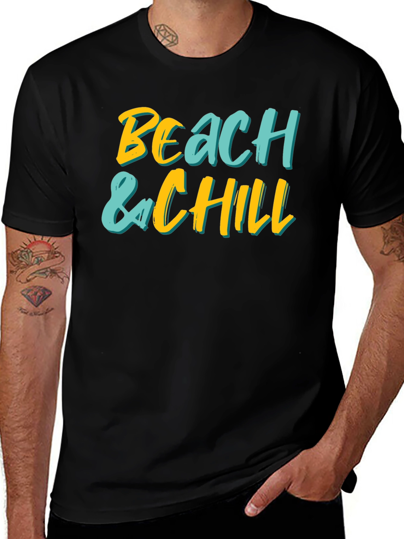 Variant 19 of Beach & Chill Graphic Tee - Summer Vibes T-Shirt