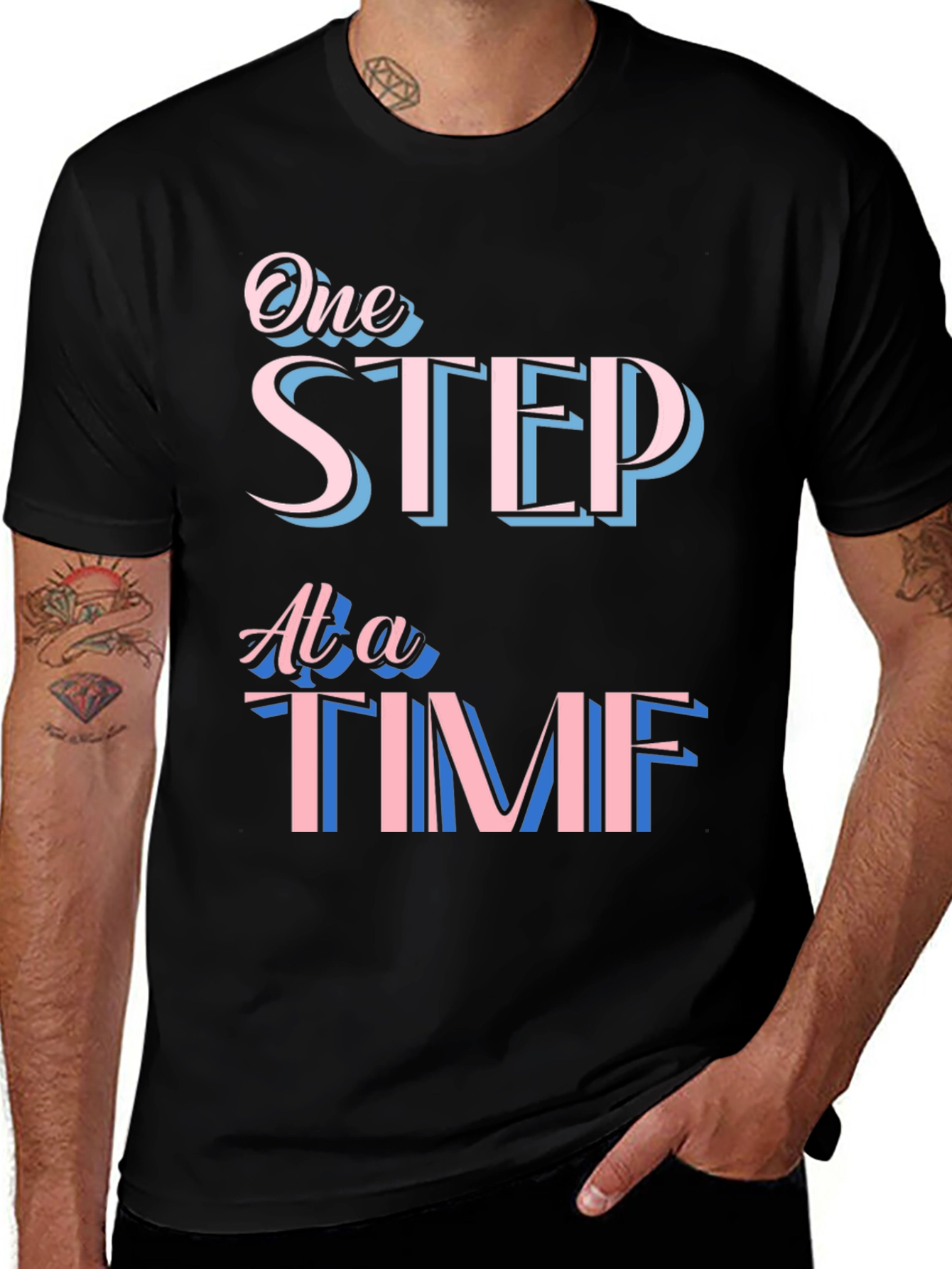 Variant 23 of One Step At A Time Graphic Tee