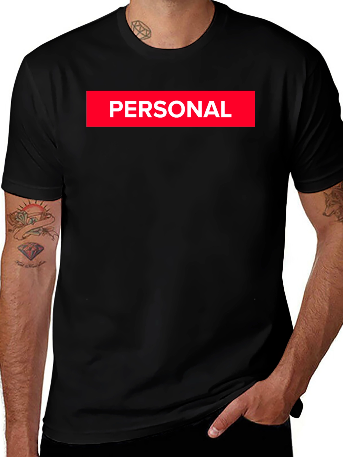 Variant 25 of Personal Box Logo Black T-Shirt
