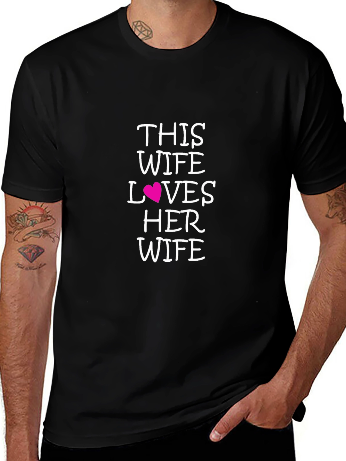 Variant 18 of Wife Loves Wife T-Shirt - Pride Apparel