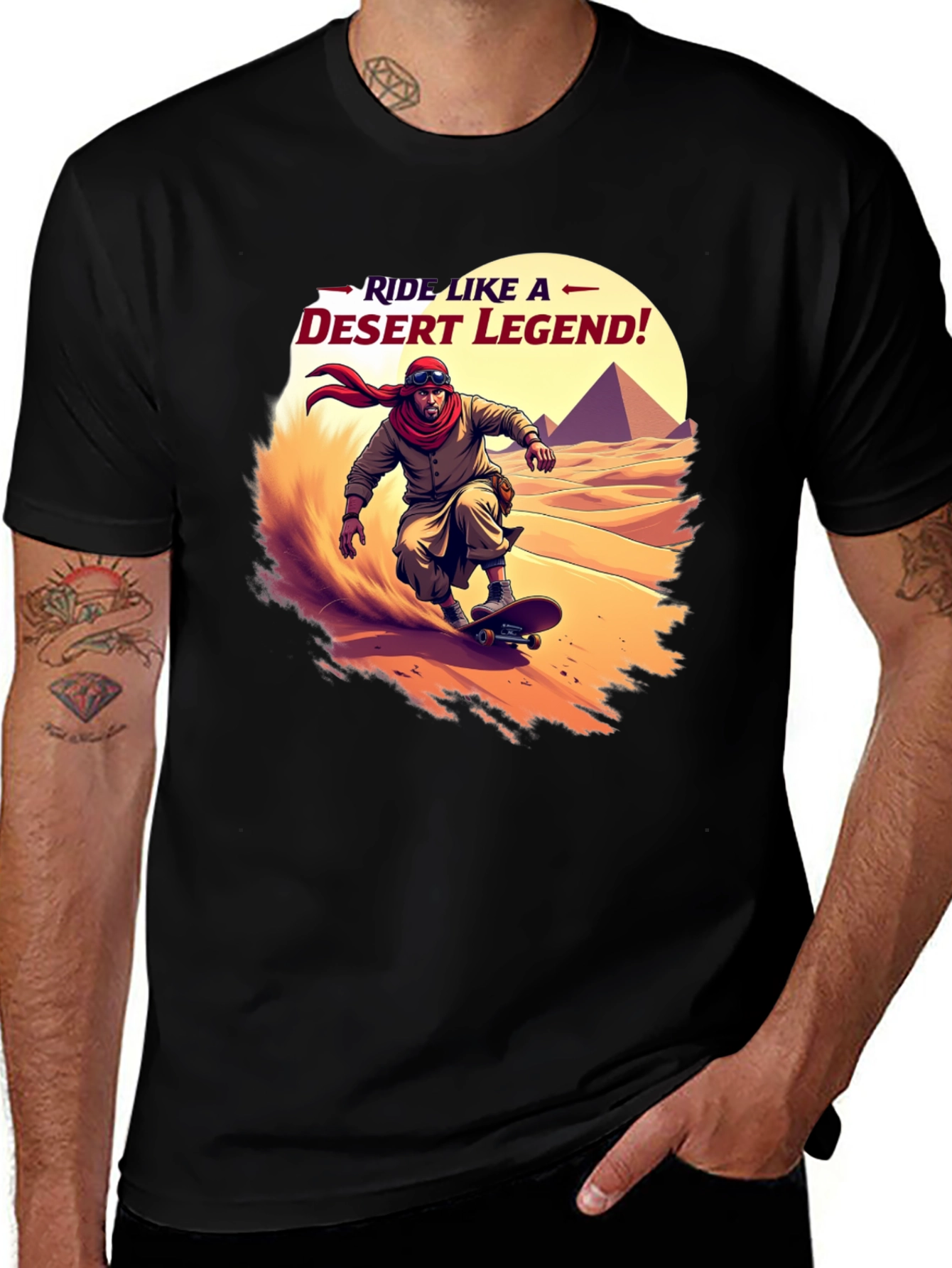 Variant 19 of Ride Like a Desert Legend T-Shirt