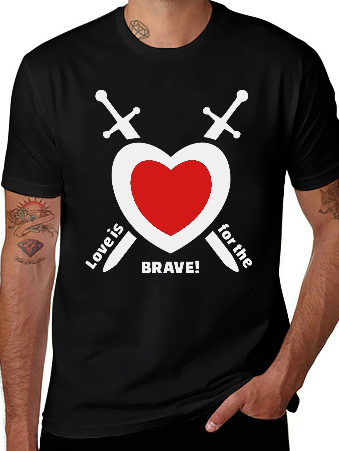 Variant 28 of Love is Brave T-Shirt