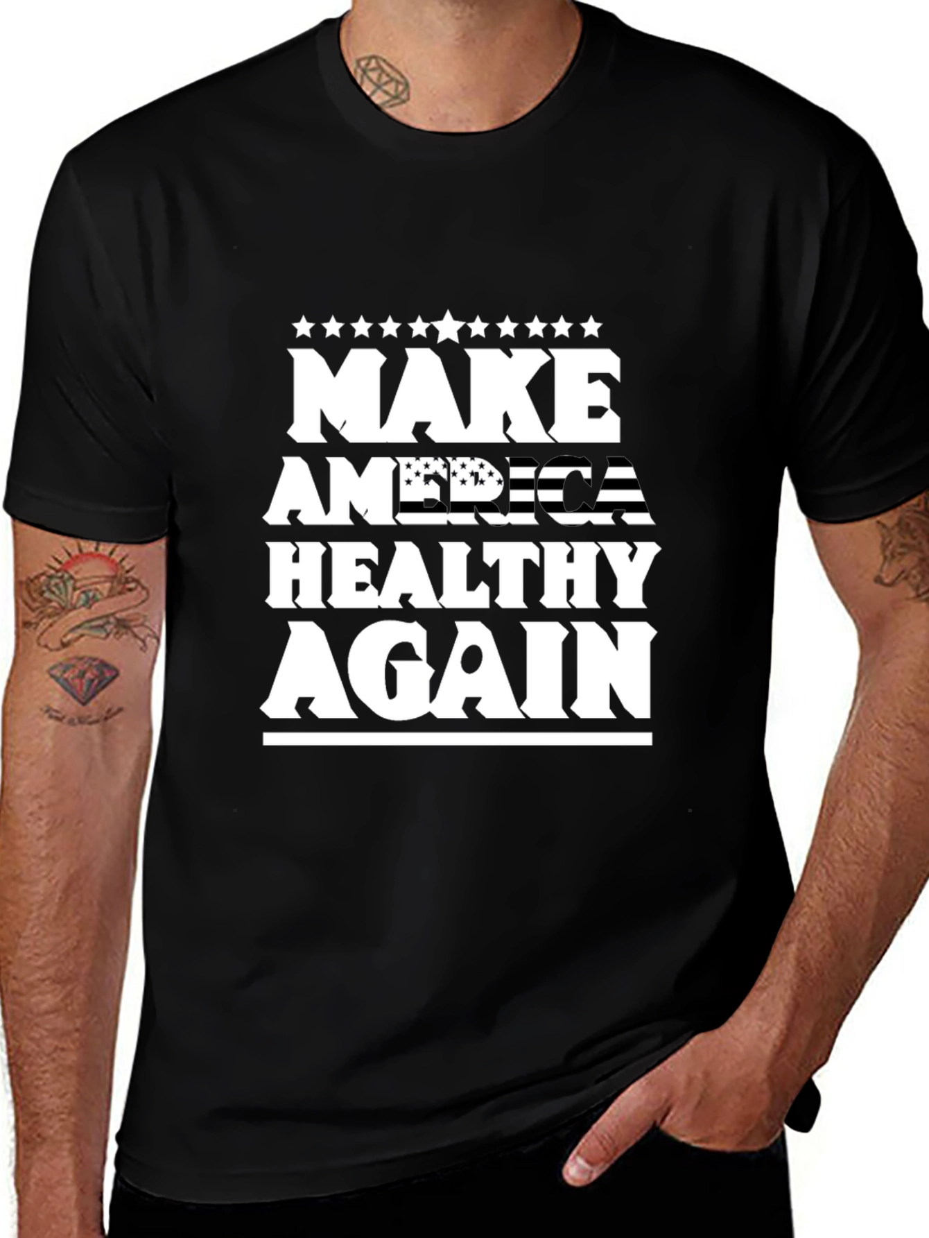 Variant 11 of Make America Healthy Again Graphic Tee