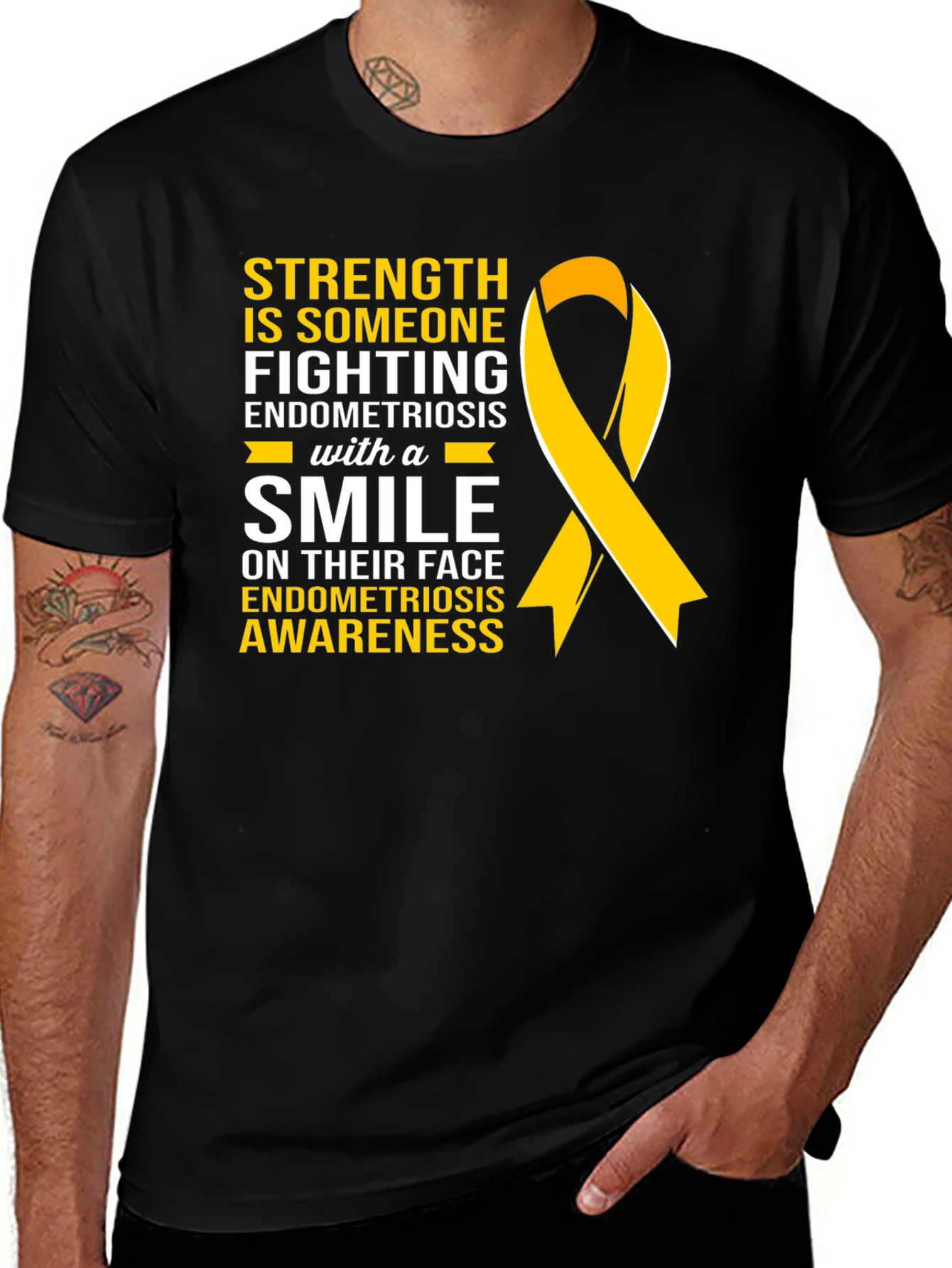 Endometriosis Awareness Ribbon T-Shirt