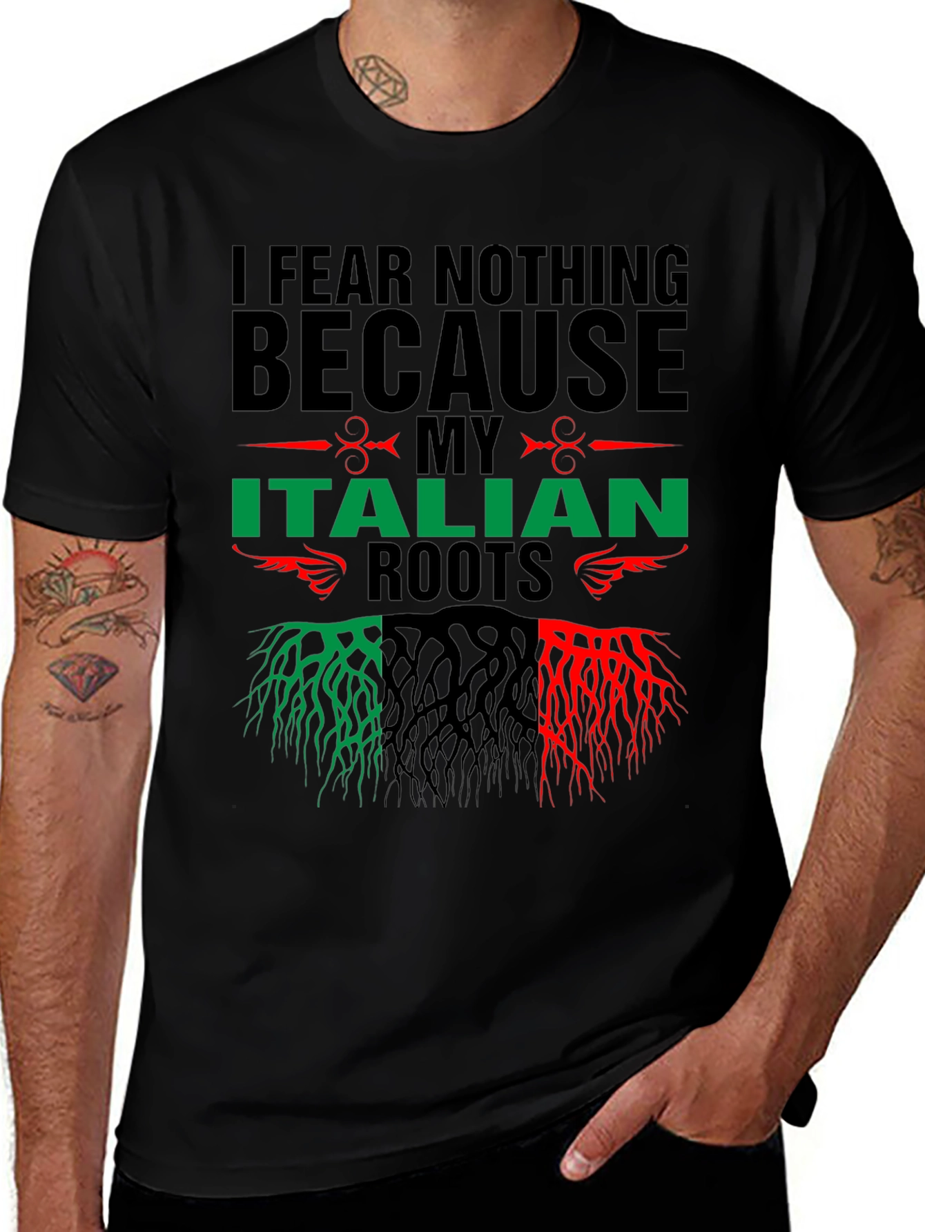 Italian Roots T-Shirt - I Fear Nothing Tee