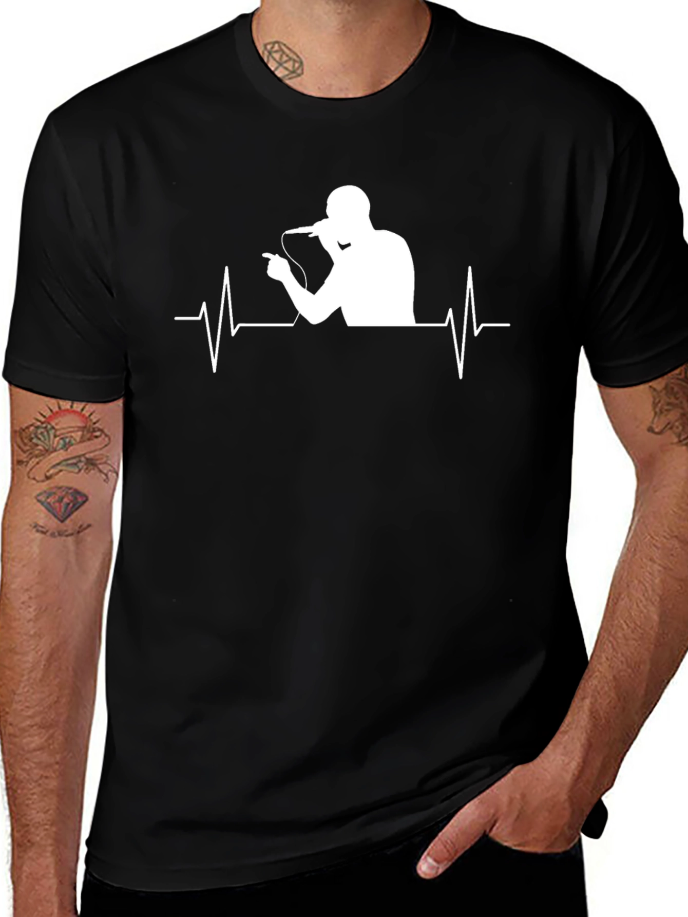 Variant 15 of Singer Heartbeat Graphic Tee
