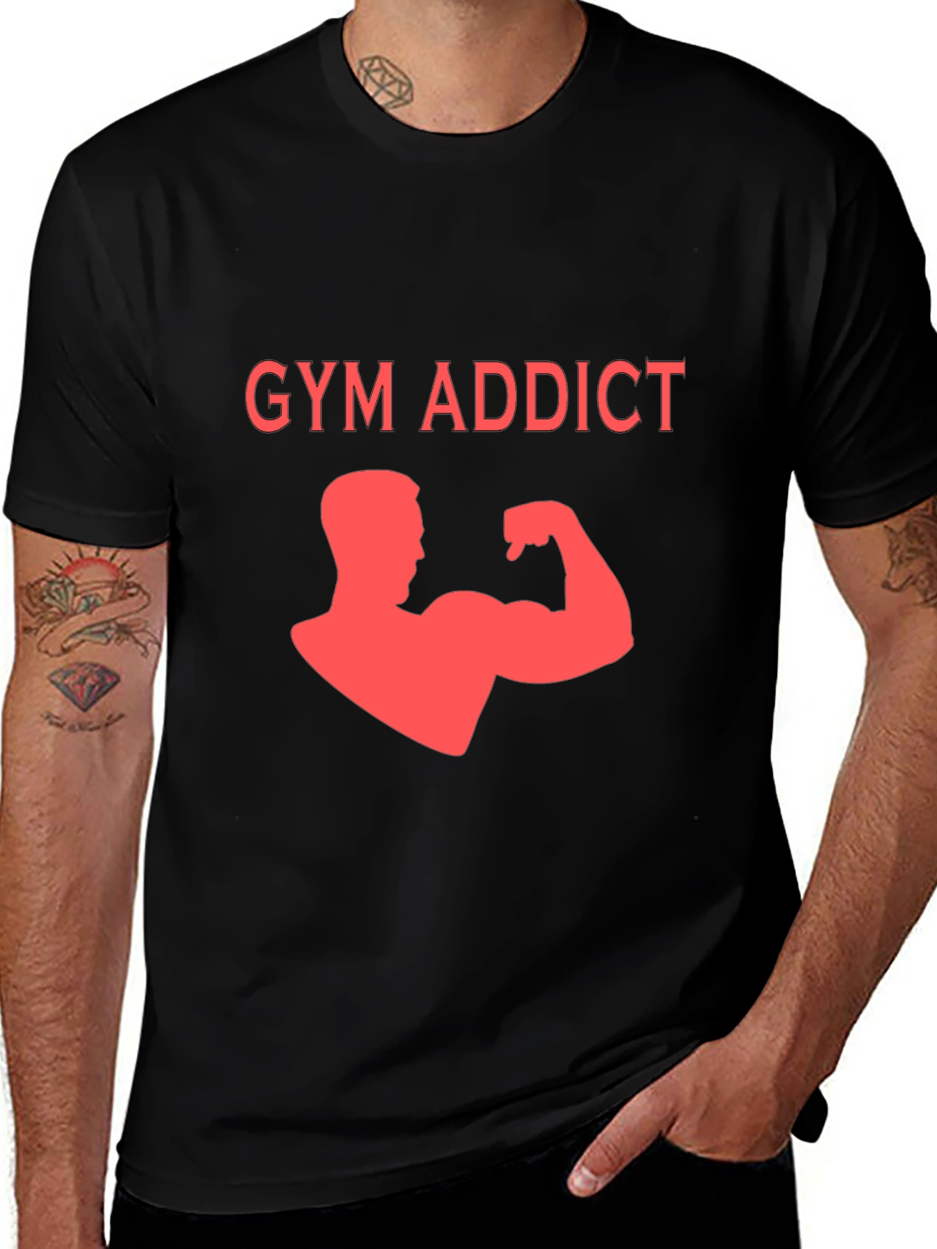 Gym Addict T-Shirt - Men's Fitness Apparel