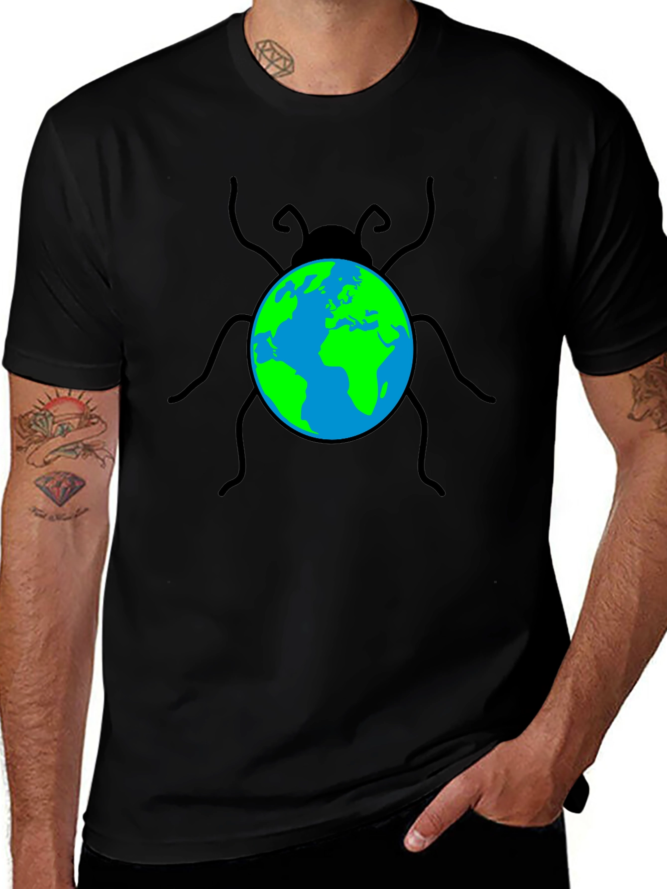 Variant 29 of Earth Bug Graphic T-Shirt