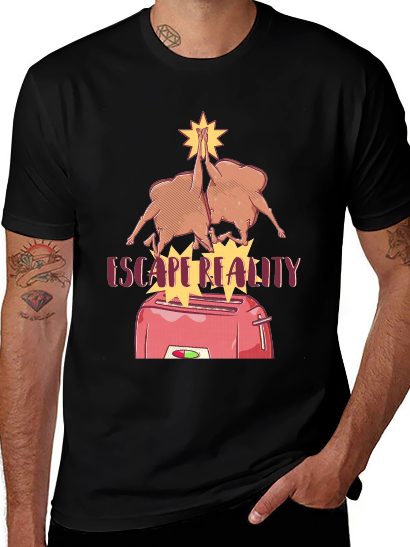 Variant 4 of Escape Reality Toaster T-Shirt
