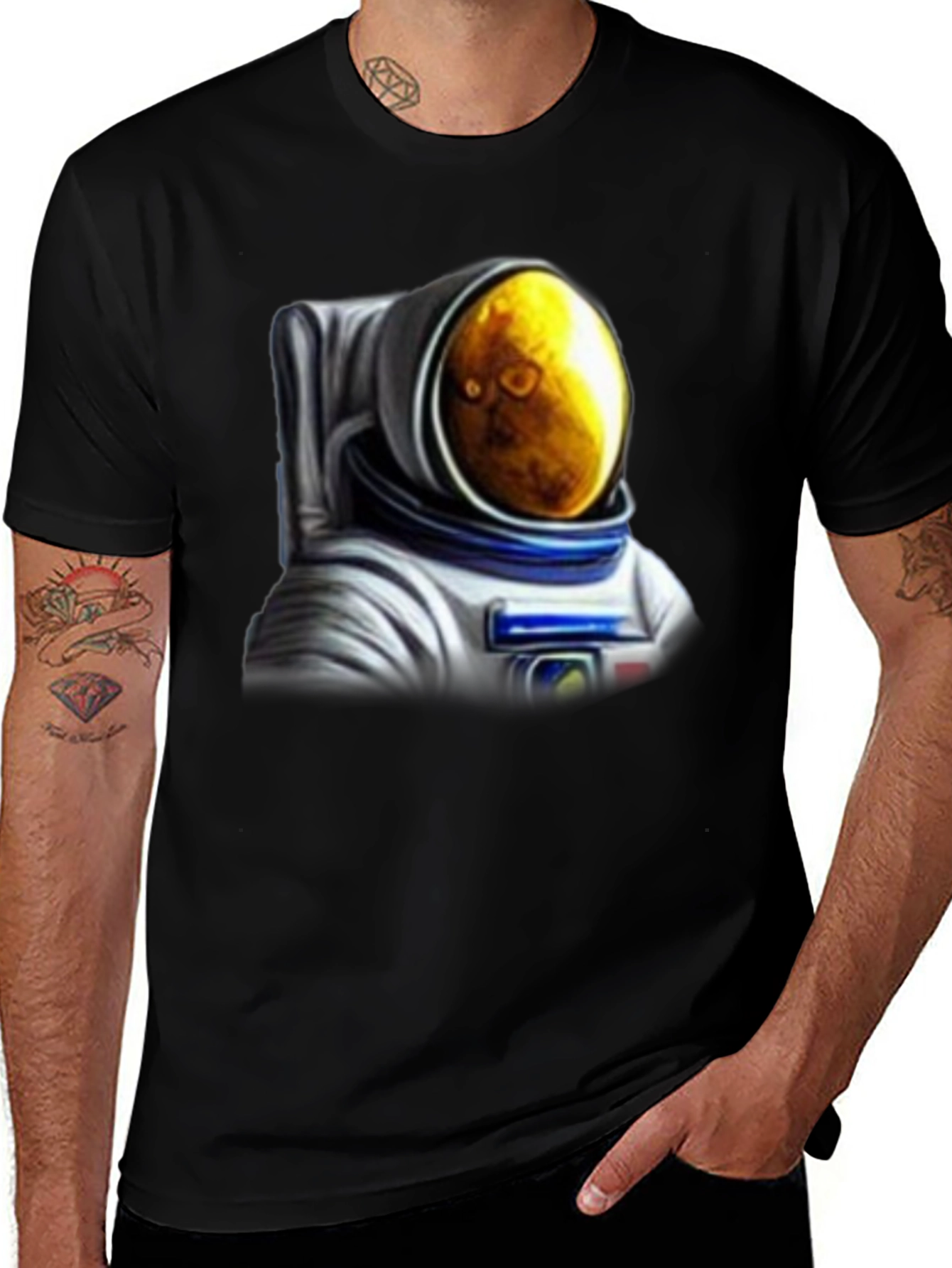 Variant 25 of Astronaut Graphic Tee - Space Explorer T-Shirt