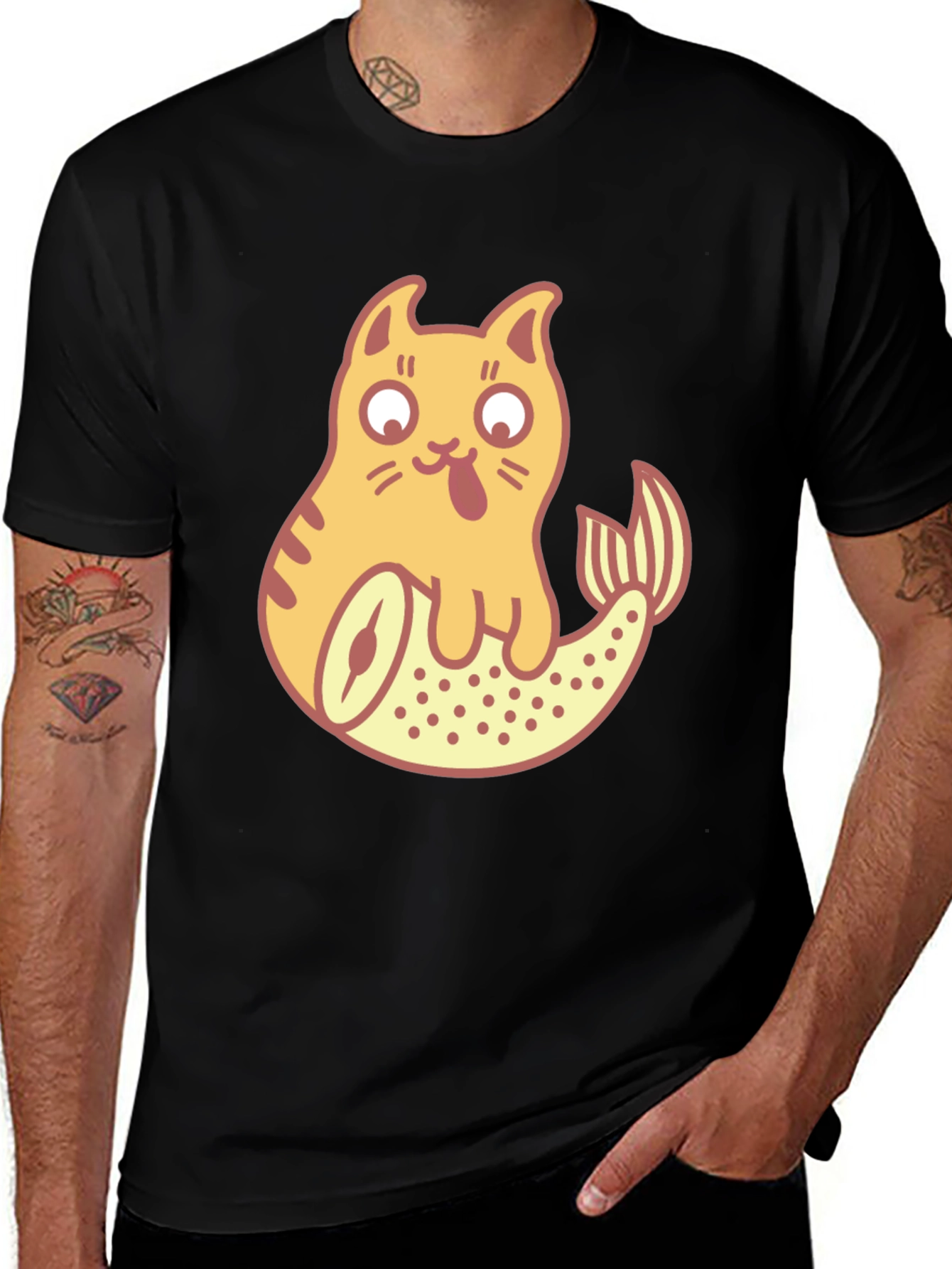 Variant 23 of Catfish Graphic T-Shirt - Fun Novelty Tee