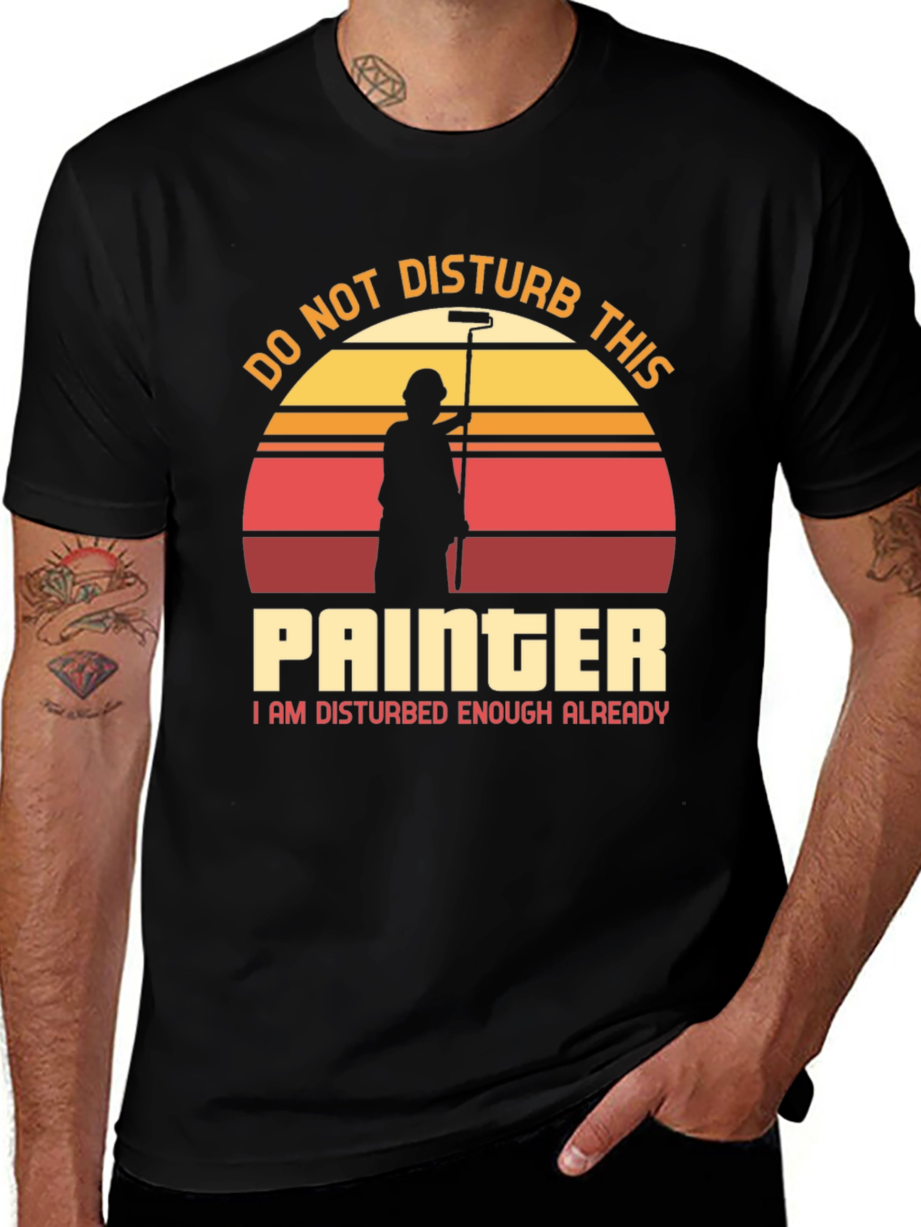 Variant 25 of Do Not Disturb Painter Graphic T-Shirt
