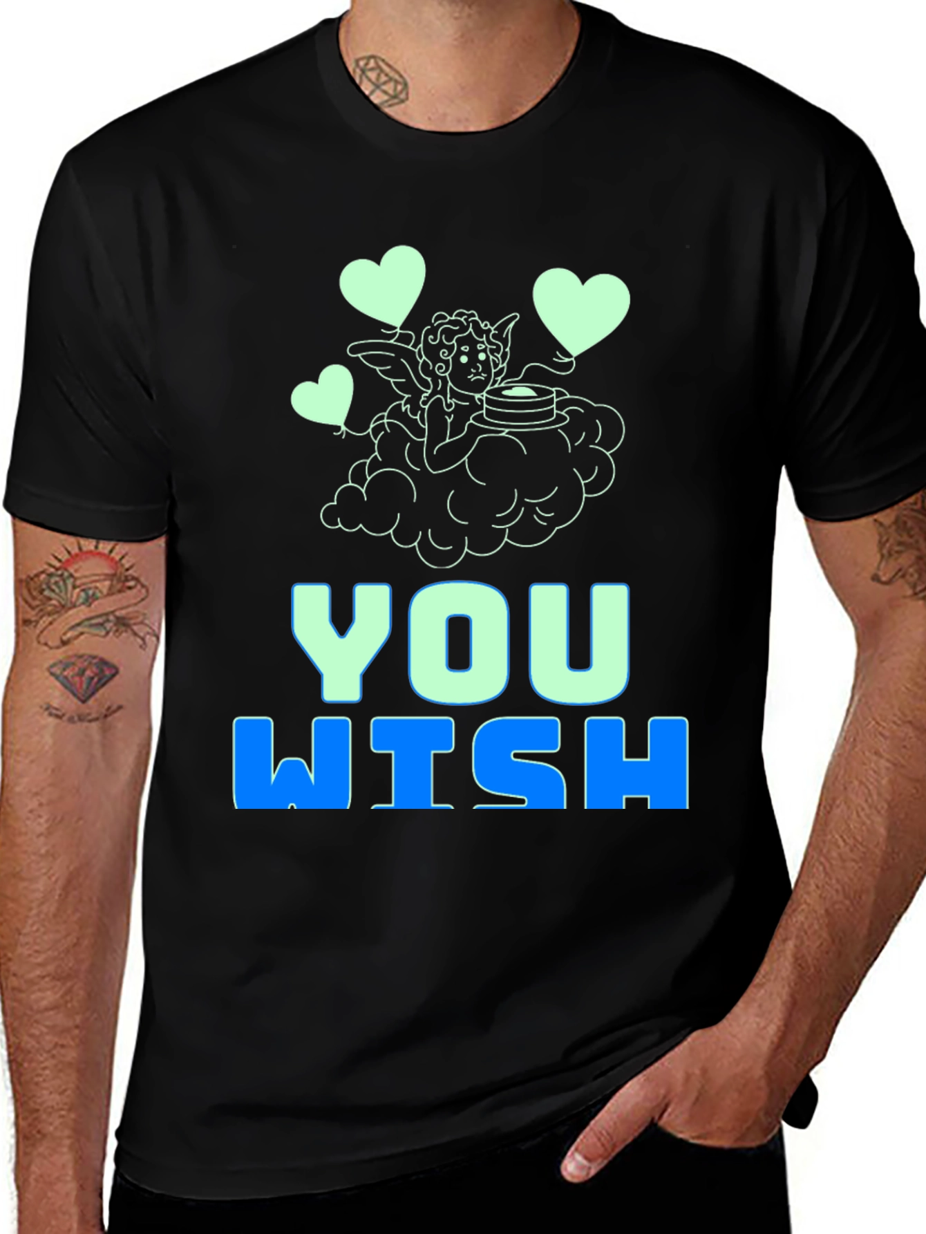 Variant 3 of Angel You Wish Graphic Tee - Unisex