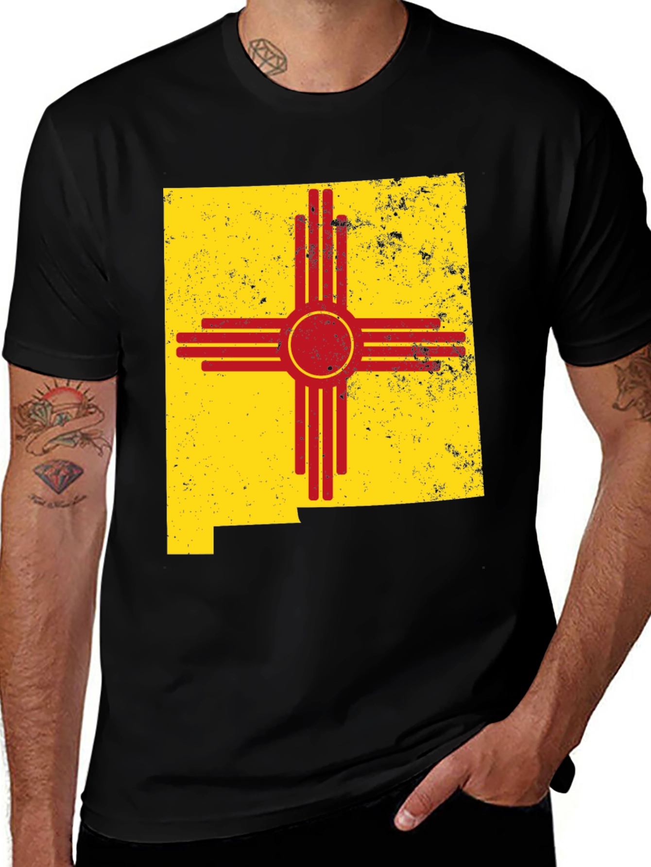 Variant 12 of New Mexico Flag T-Shirt
