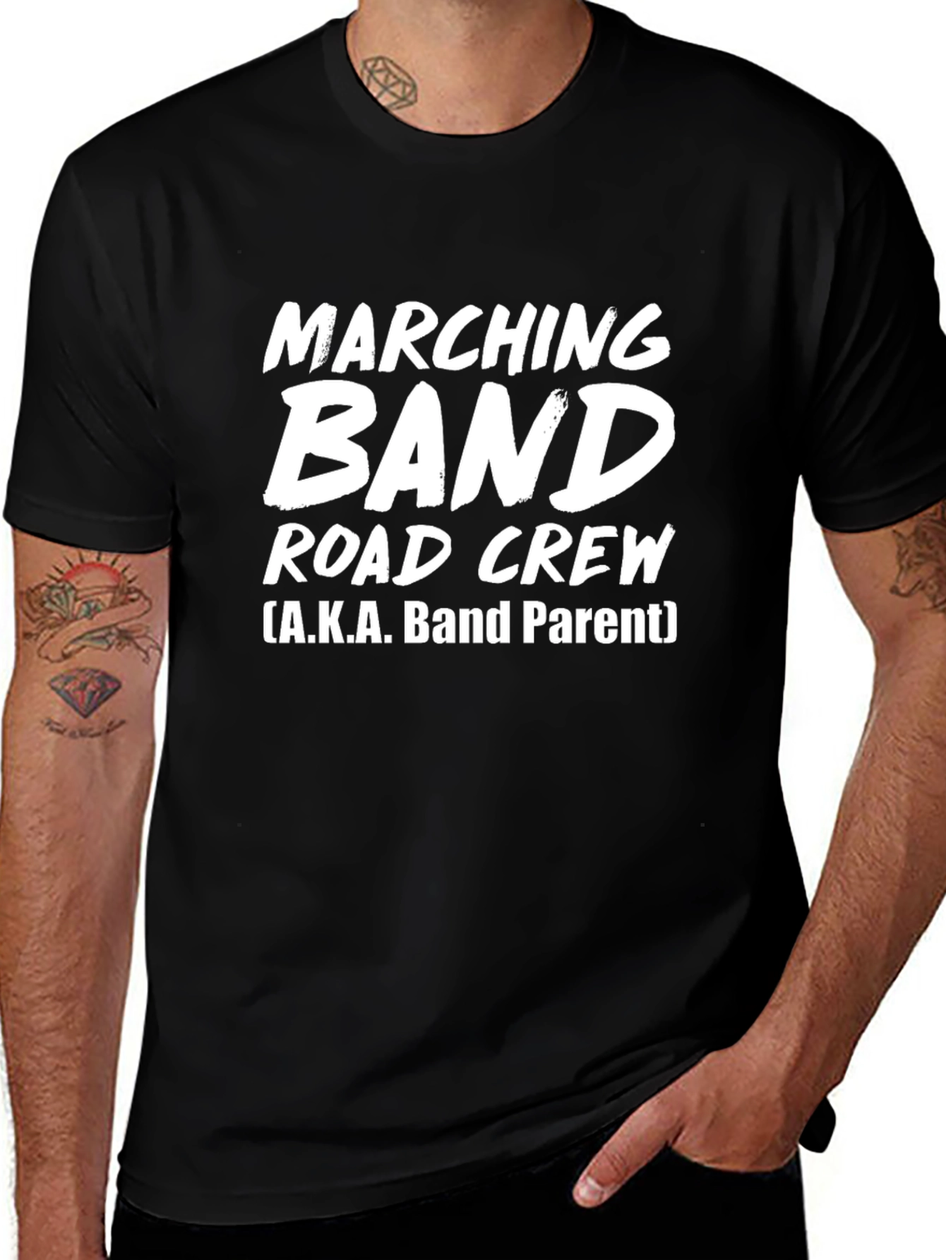 Variant 3 of Marching Band Road Crew T-Shirt
