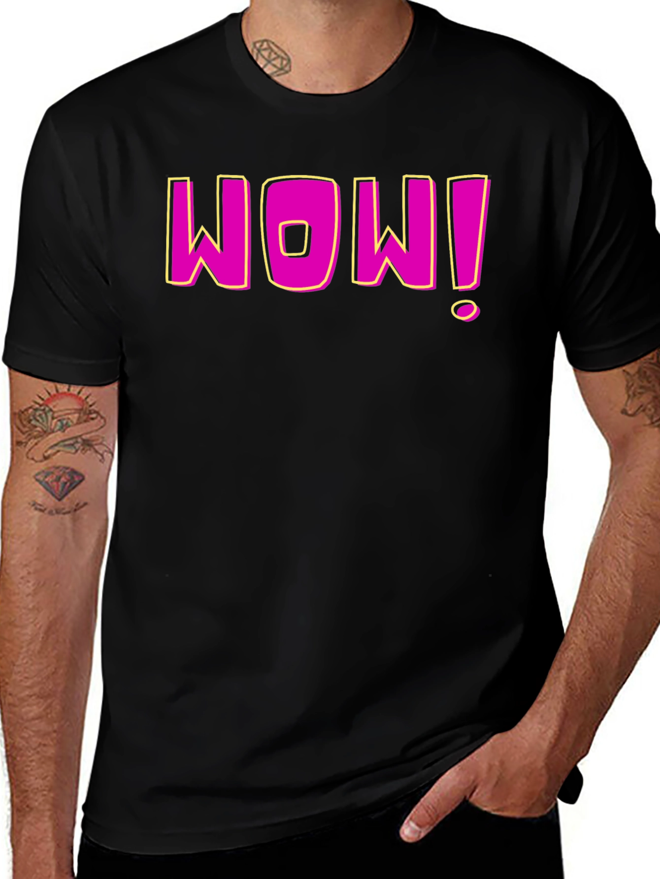 Variant 24 of WOW! Graphic Tee - Trendy Casual T-Shirt
