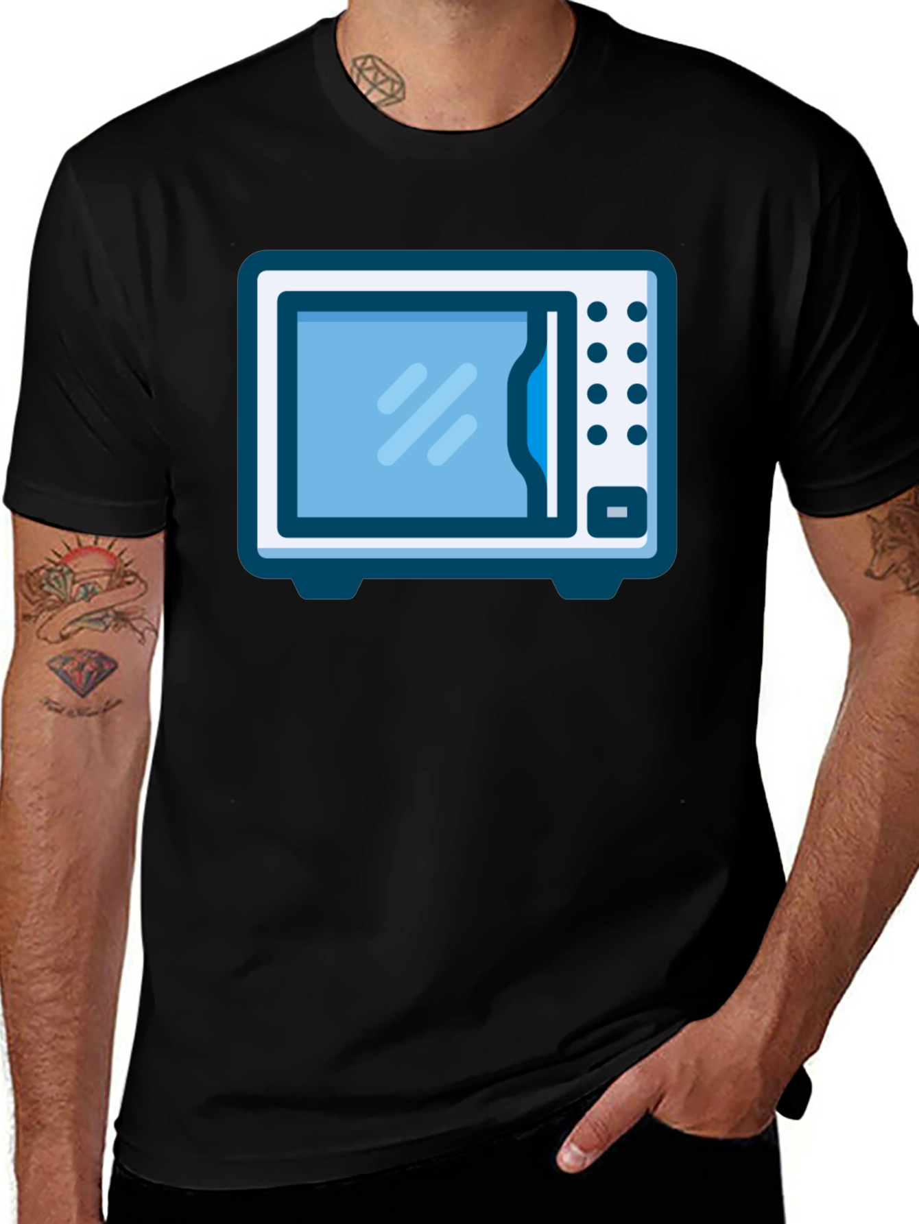 Variant 20 of Microwave T-Shirt - Quirky Graphic Tee