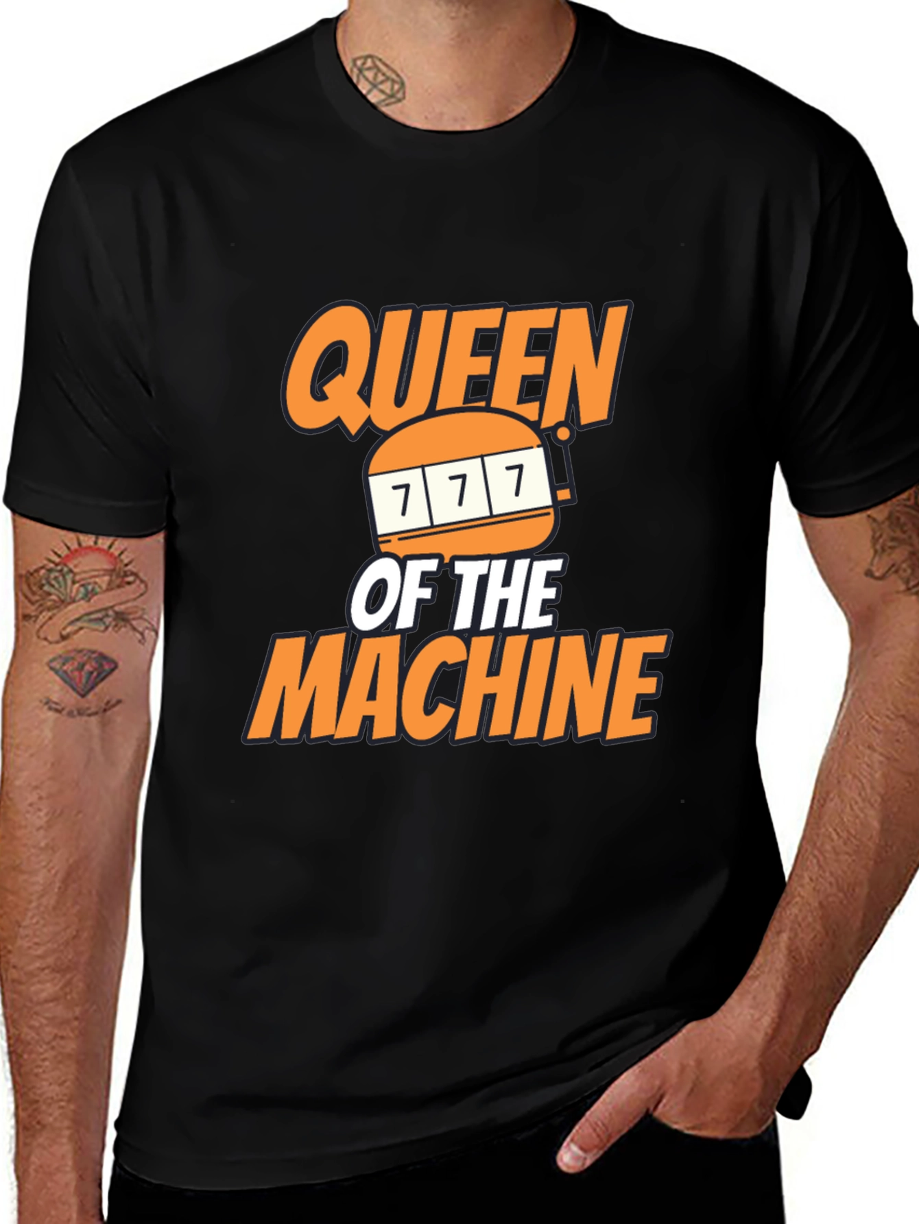 Variant 18 of Queen of the Machine Black Graphic Tee