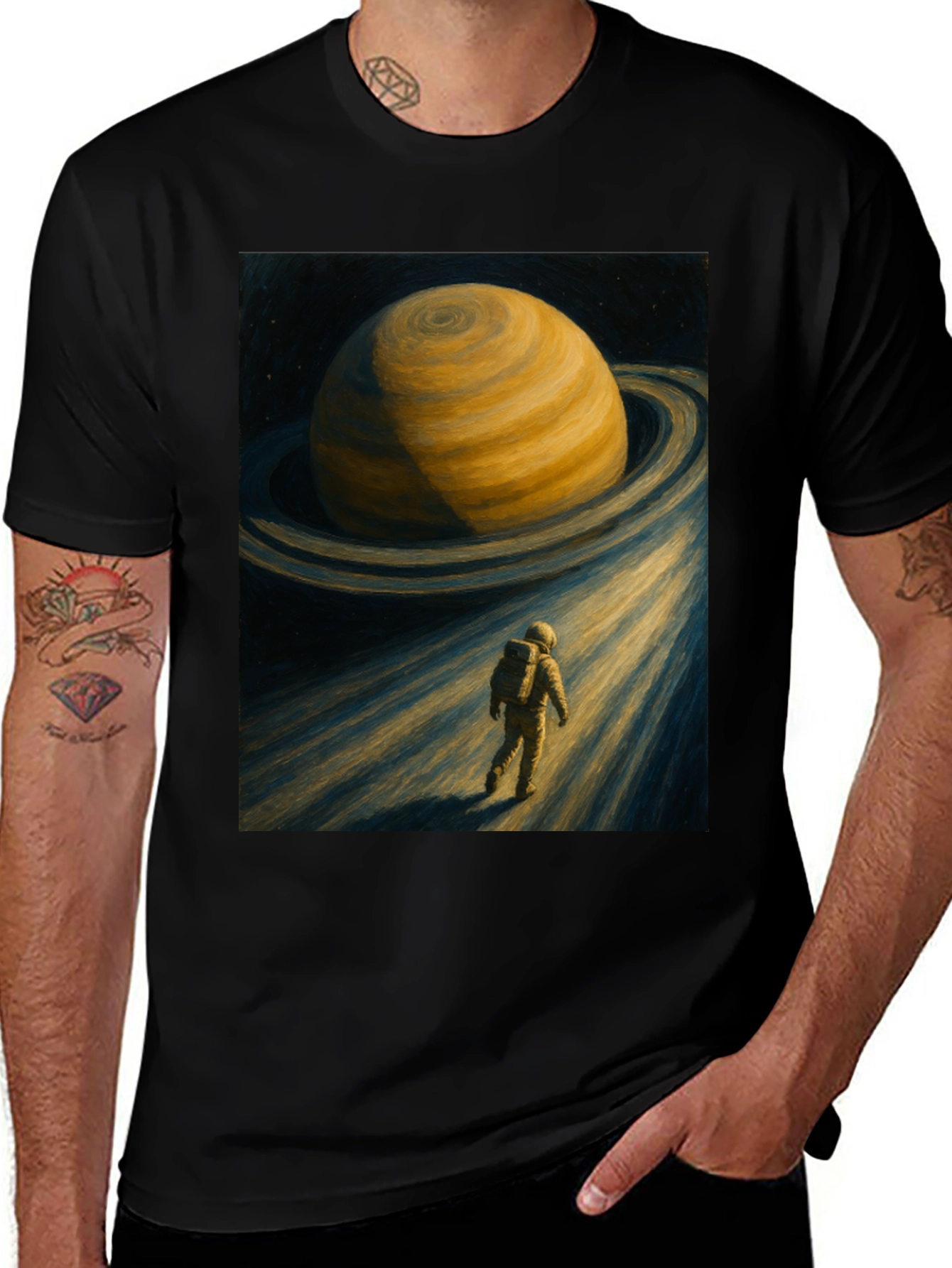 Variant 22 of Saturn Explorer Graphic Tee