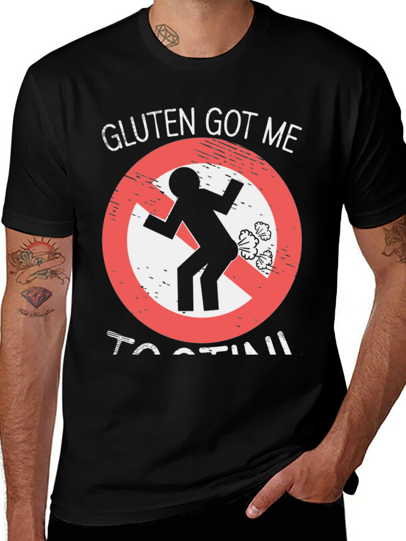 Gluten Got Me To Stink T-Shirt