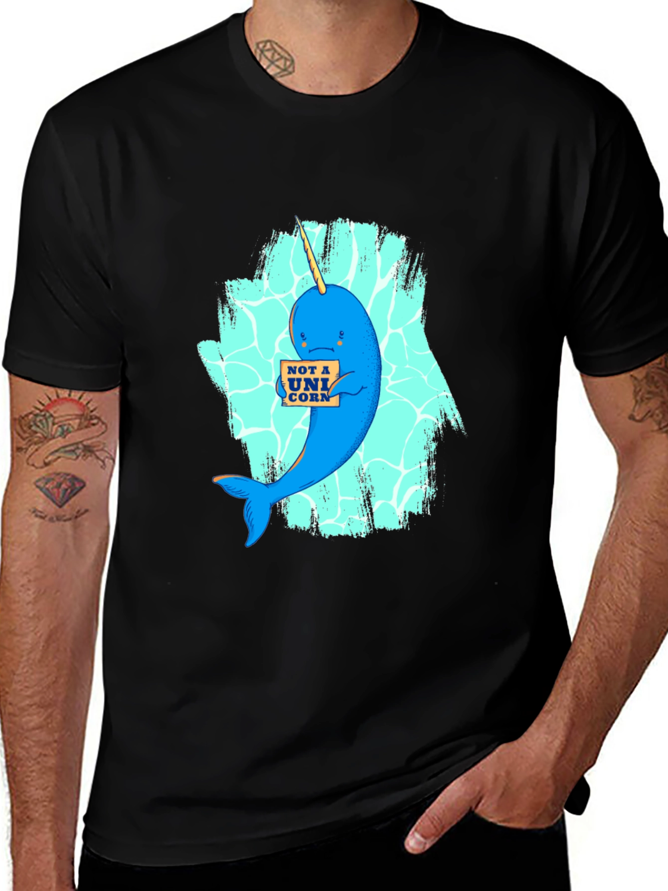 Variant 3 of Narwhal Graphic T-Shirt - Not A Unicorn