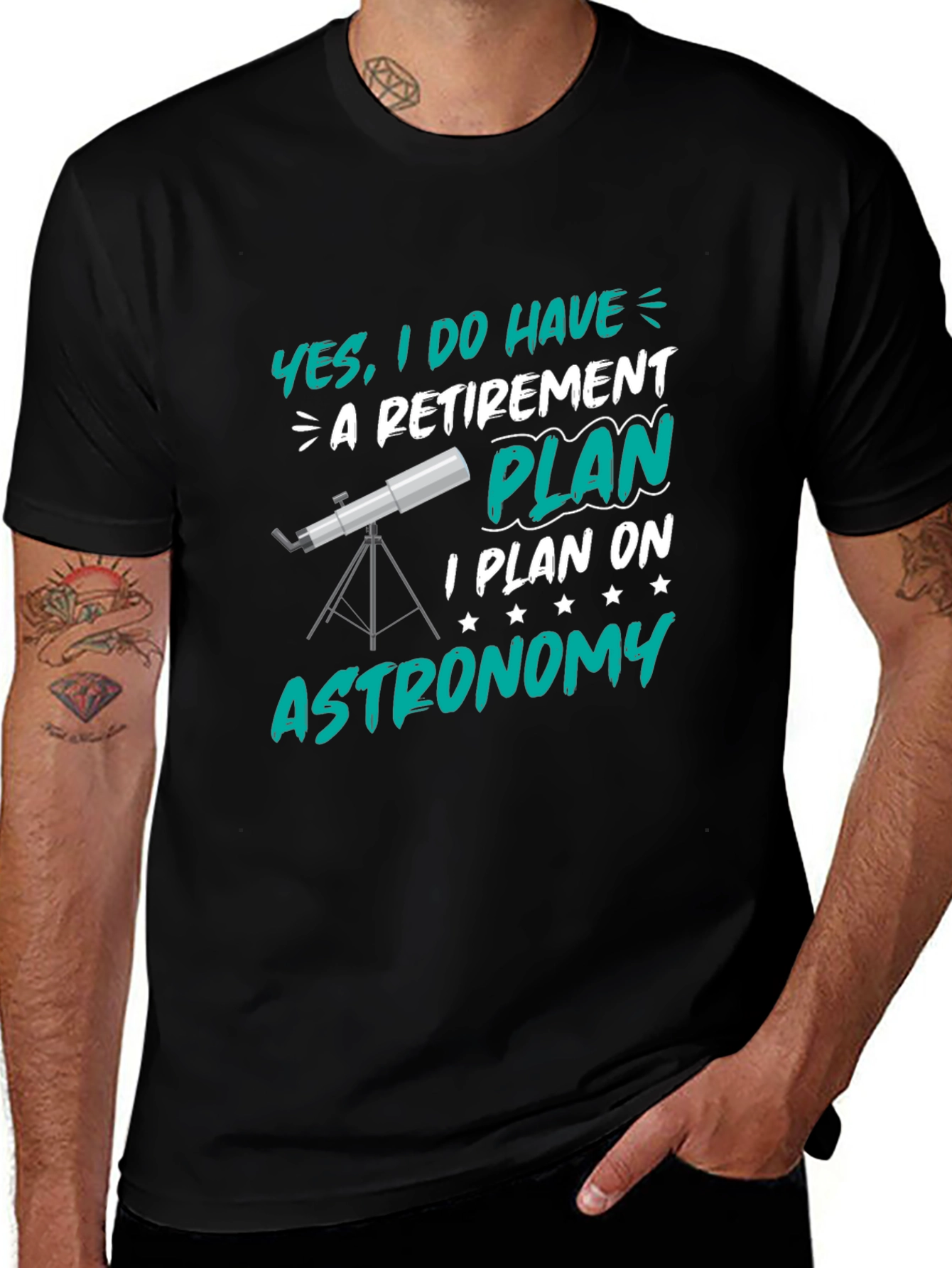 Variant 24 of Astronomy Retirement Plan T-Shirt, Funny Space Tee
