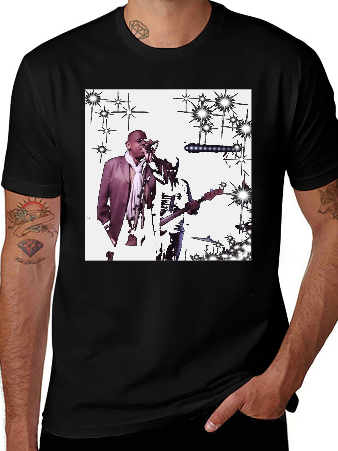 Variant 19 of Musical Performance Black Graphic Tee