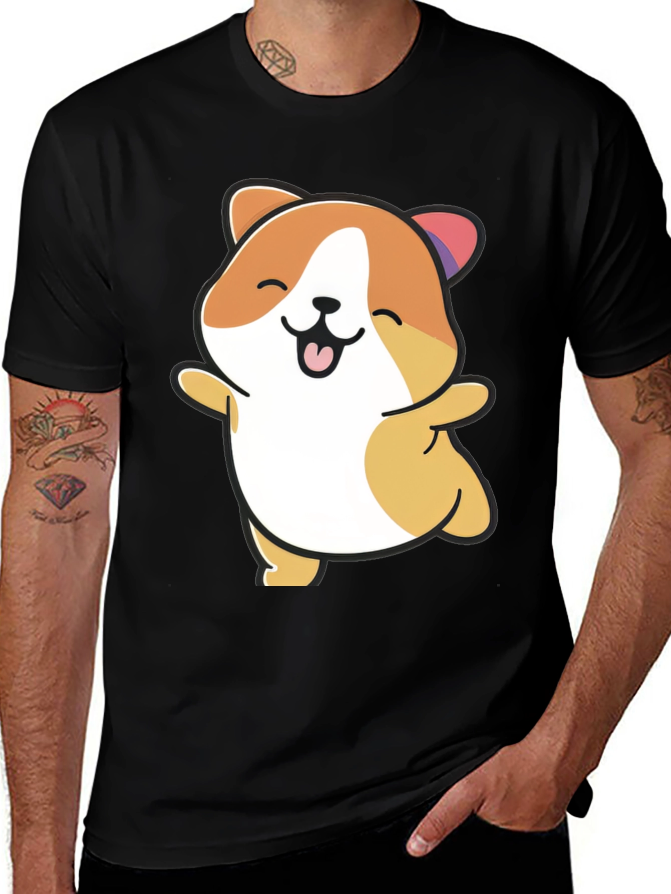 Variant 13 of Cute Hamster Graphic T-Shirt