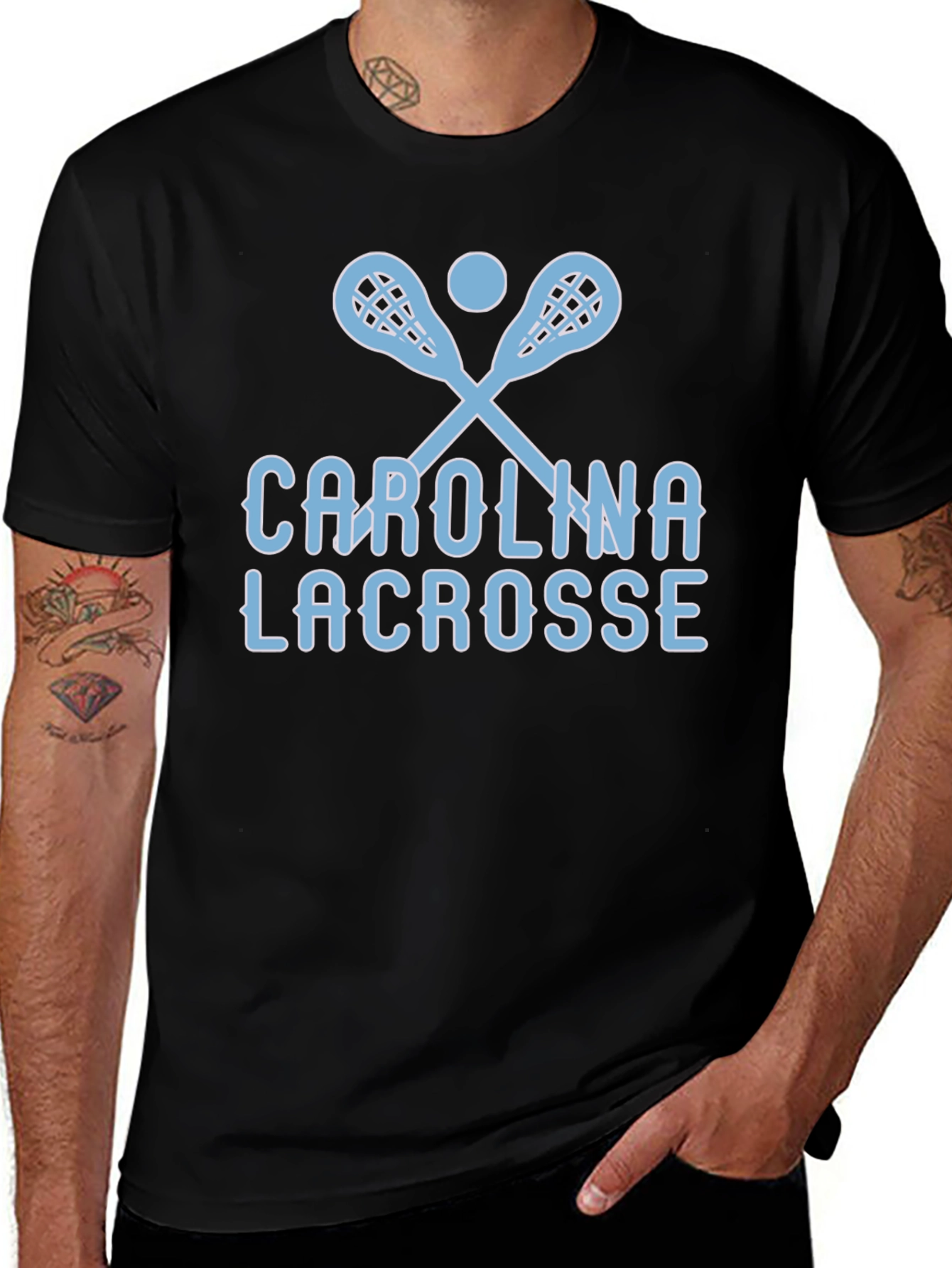 Carolina Lacrosse T-Shirt - Black