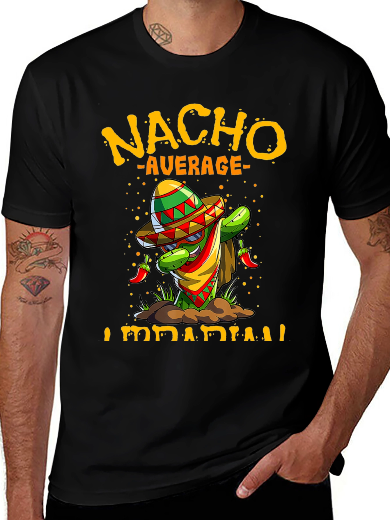 Variant 19 of Nacho Average Librarian T-Shirt