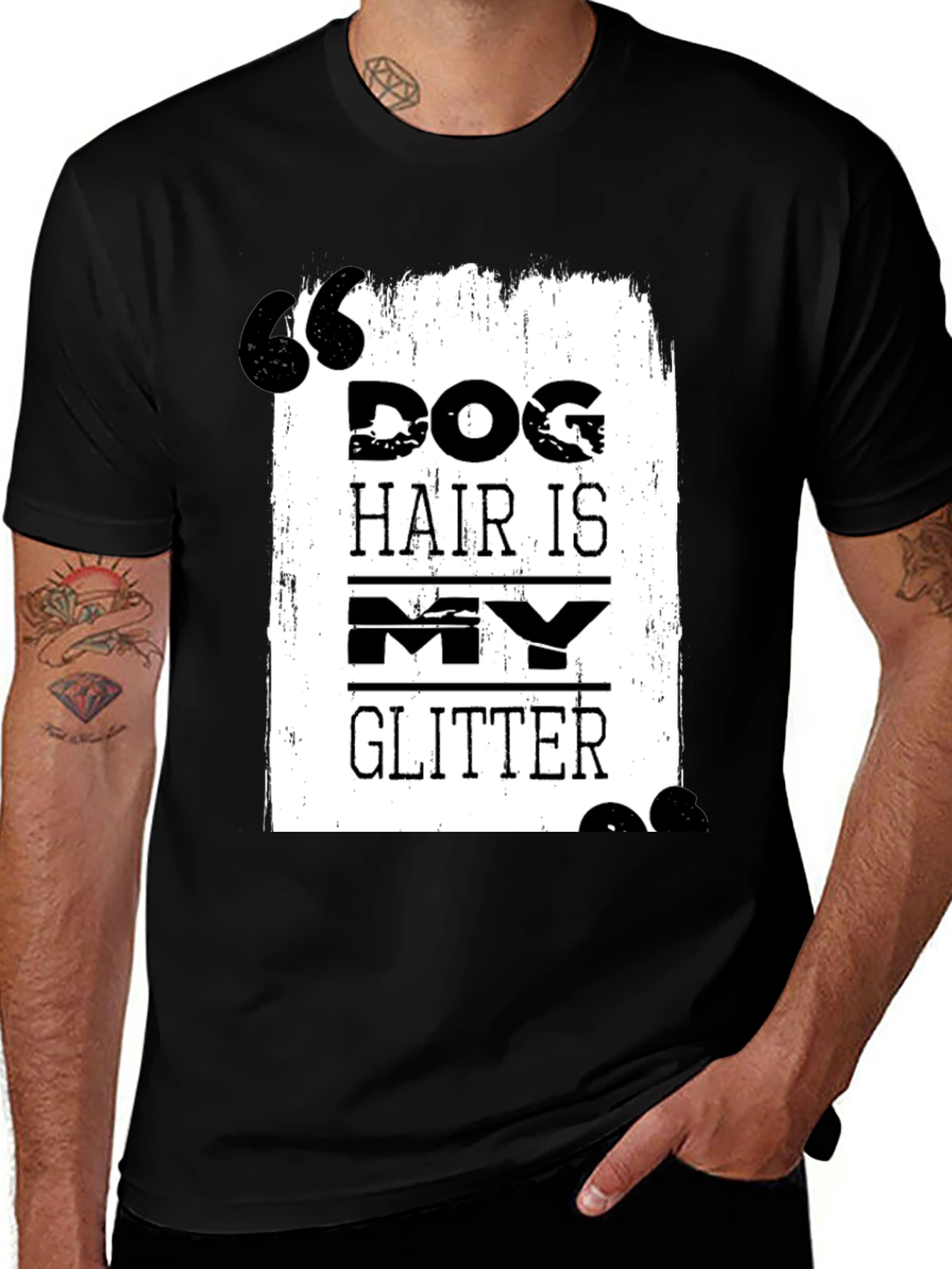 Variant 27 of Dog Hair is My Glitter T-Shirt