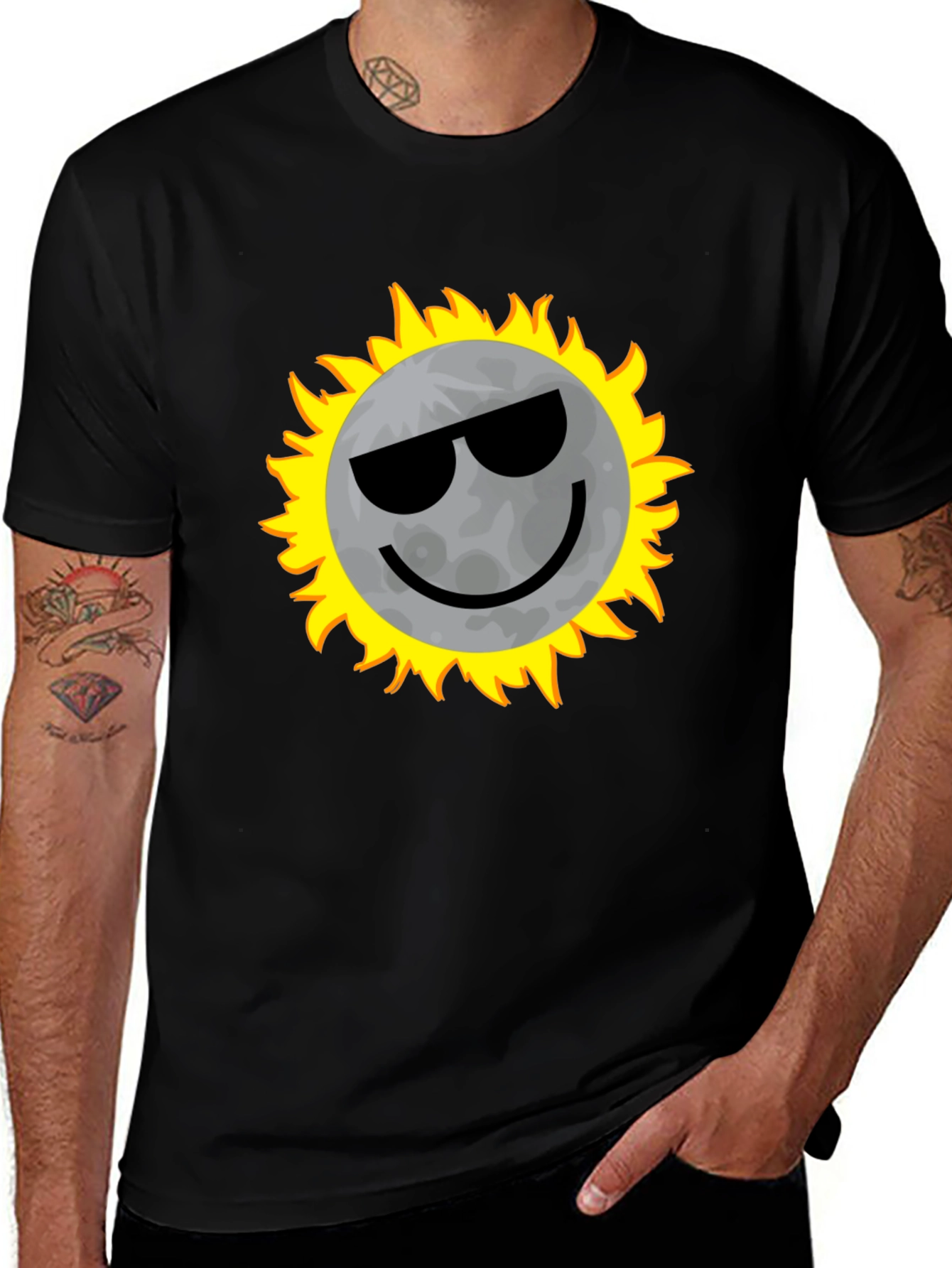 Variant 27 of Cool Moon Dude T-Shirt
