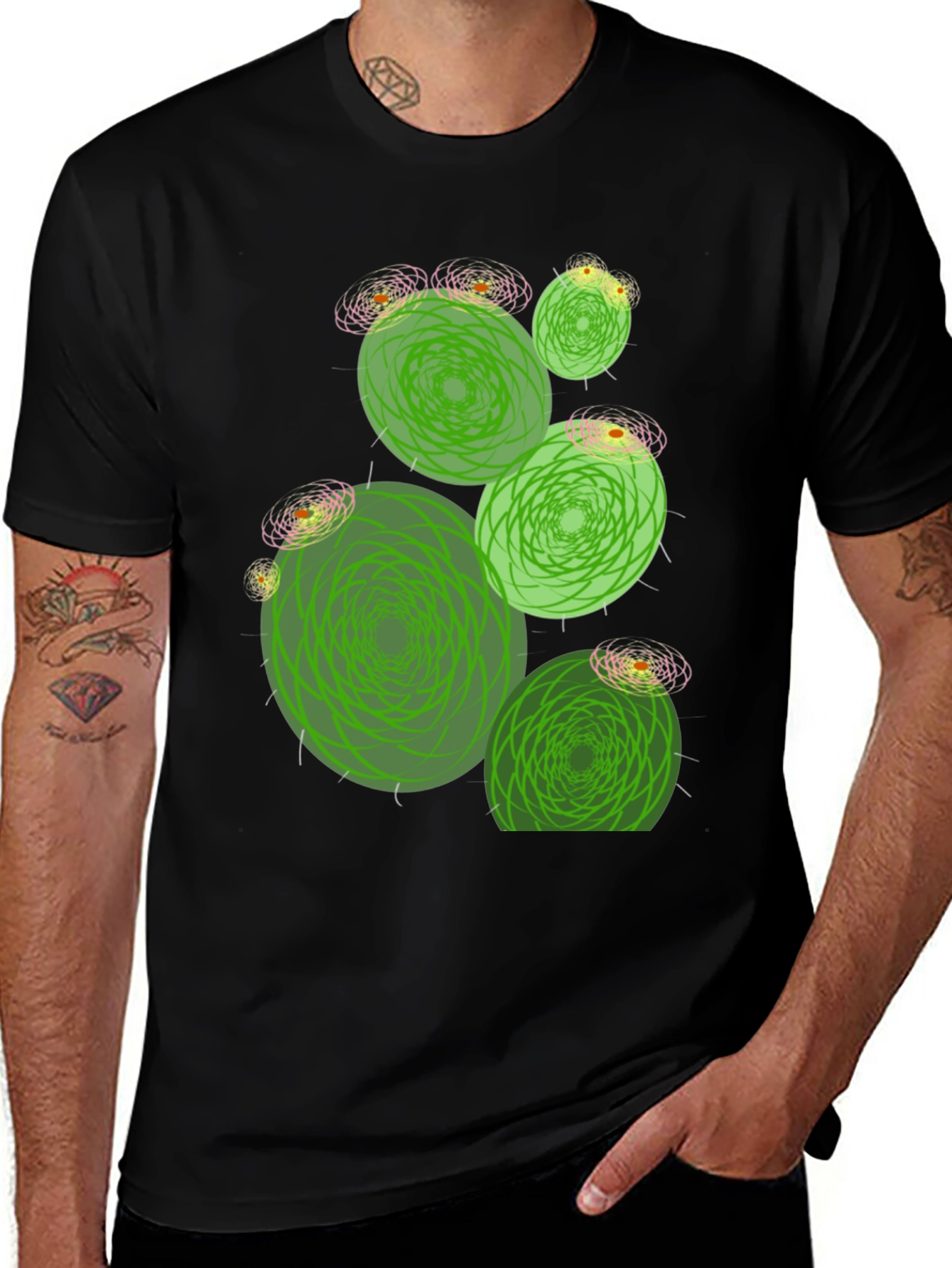 Variant 9 of Cactus Graphic Print T-Shirt