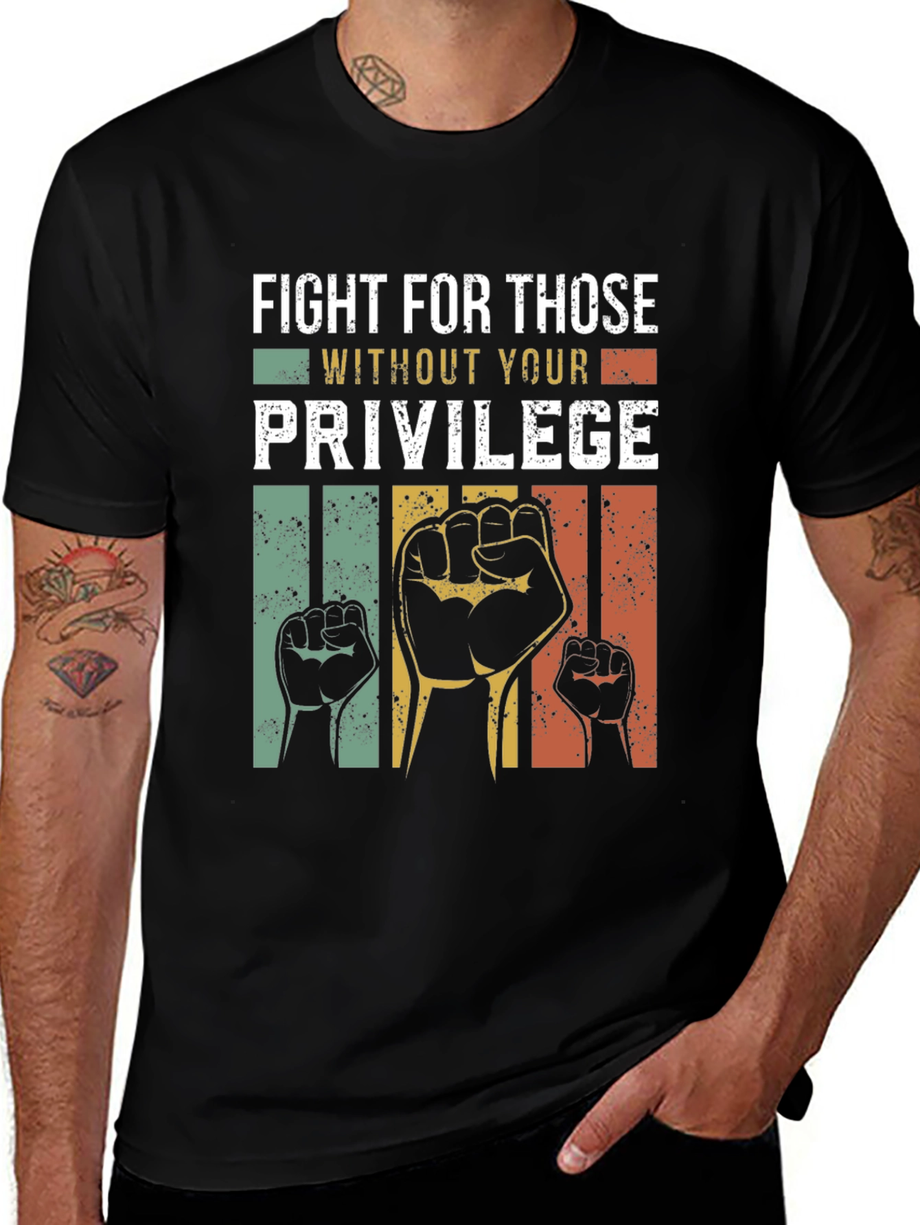 Variant 10 of Fight For Those Without Your Privilege Tee