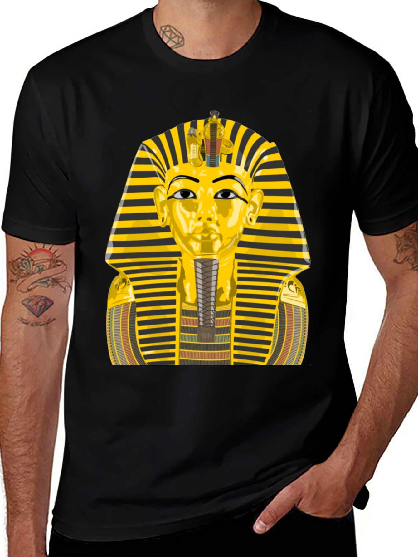 King Tut Graphic Tee - Egyptian Pharaoh T-Shirt
