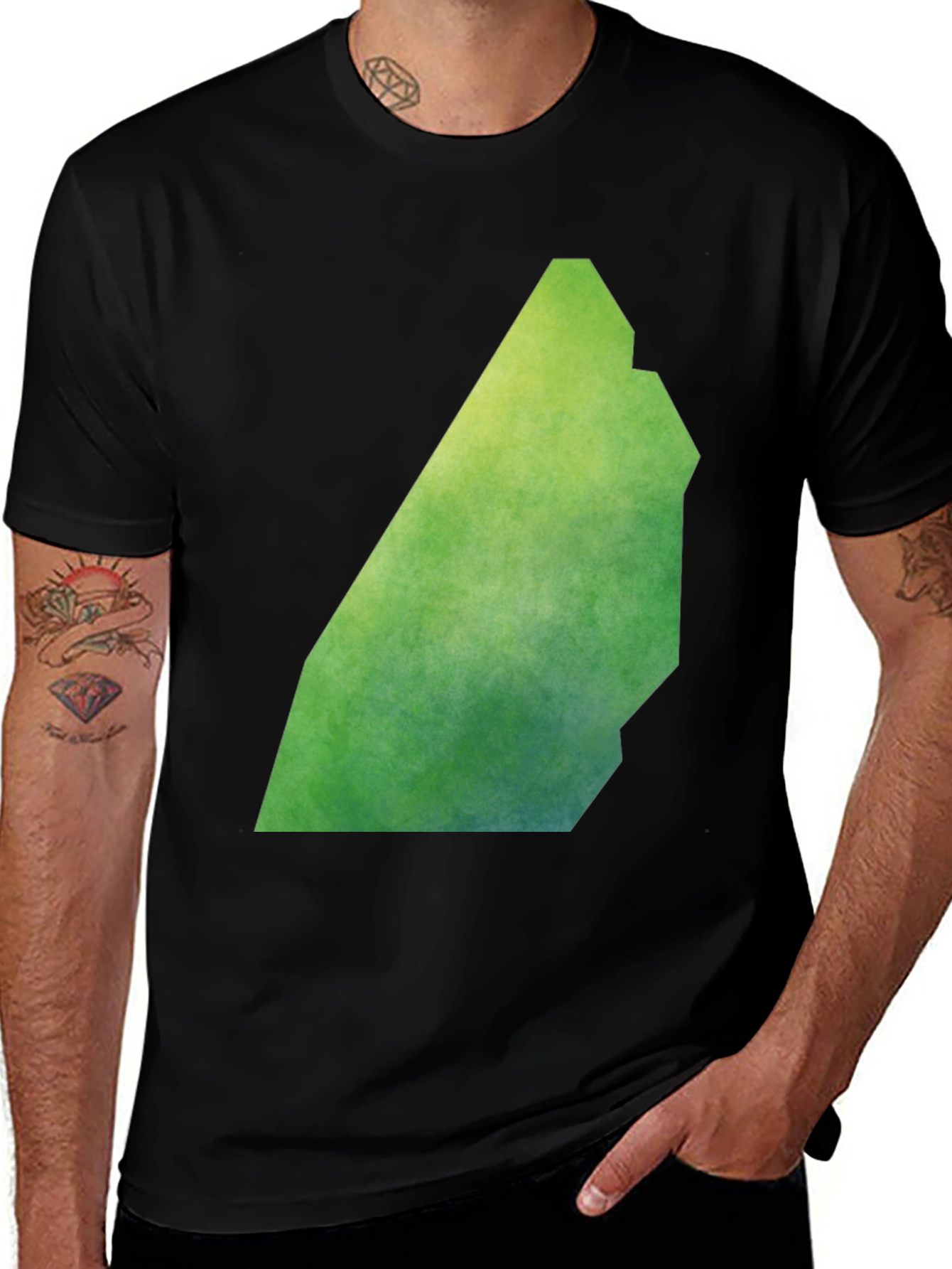 Variant 29 of Abstract Green T-Shirt - Unique Graphic Tee