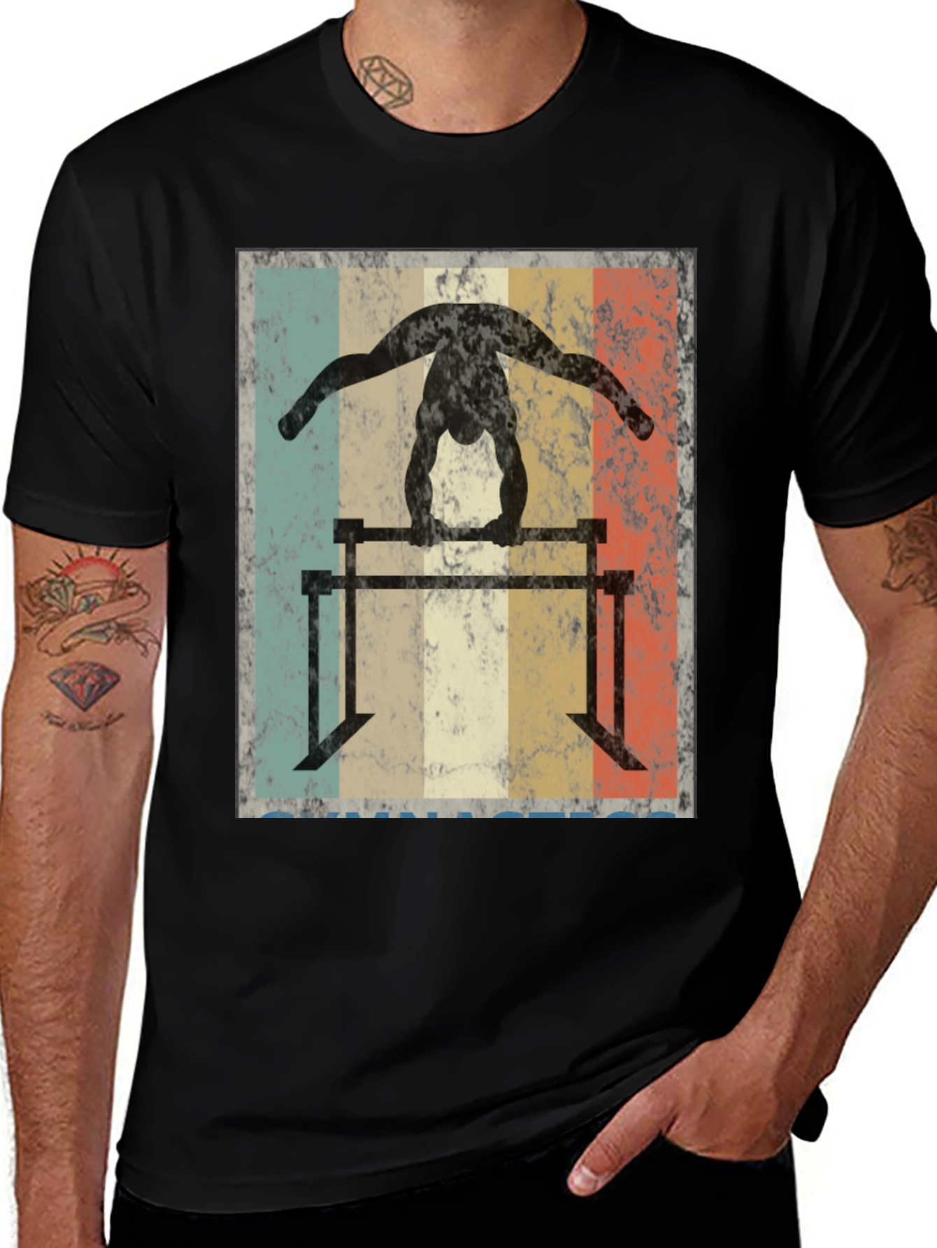 Variant 14 of Retro Gymnast T-Shirt