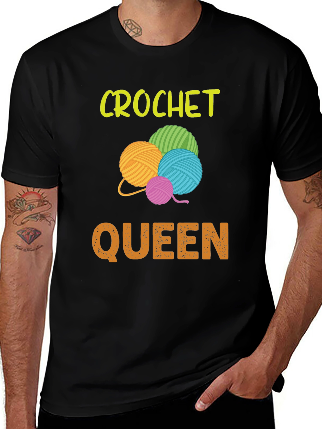 Variant 28 of Crochet Queen T-Shirt - Yarn Lover Tee