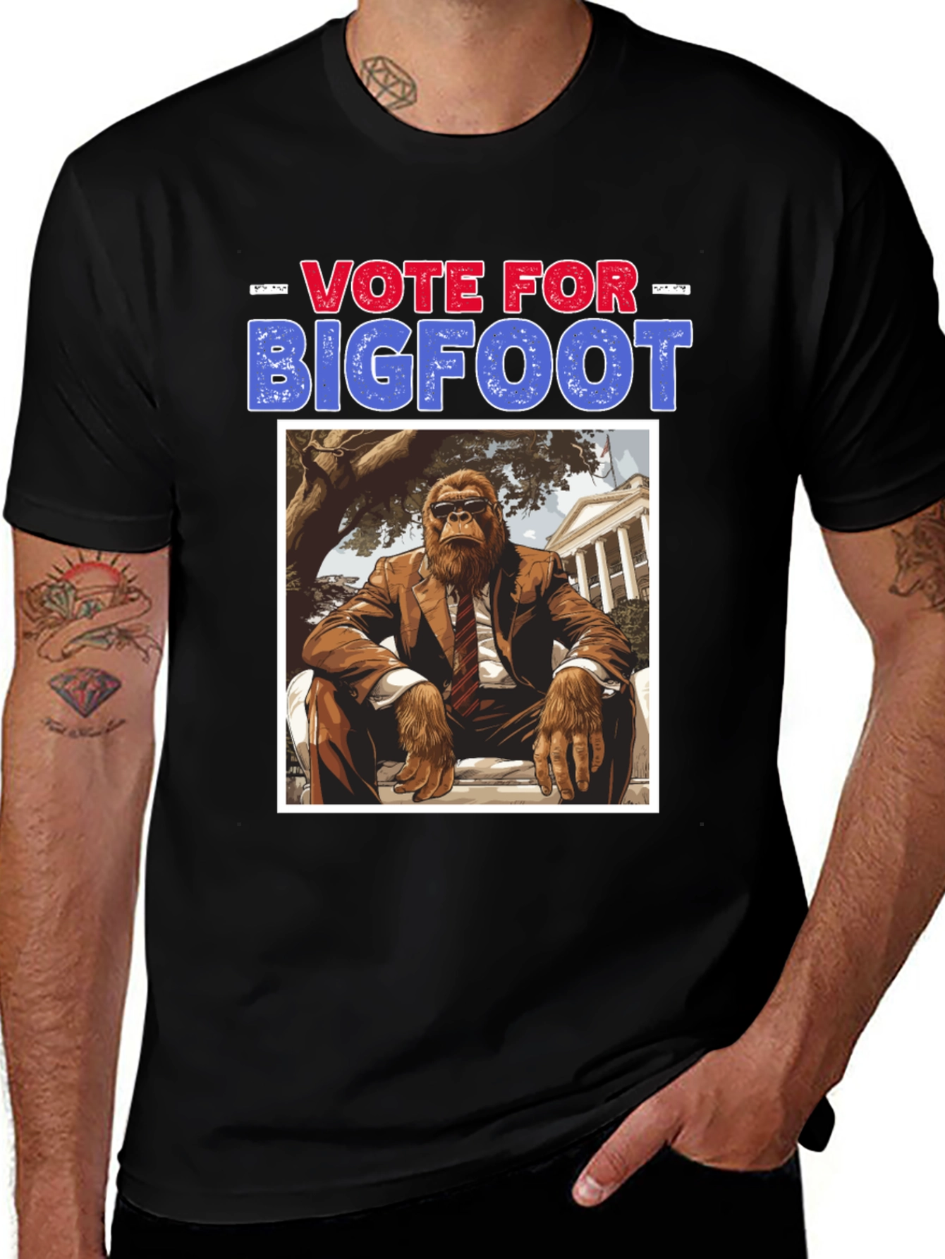 Vote for Bigfoot Graphic Tee