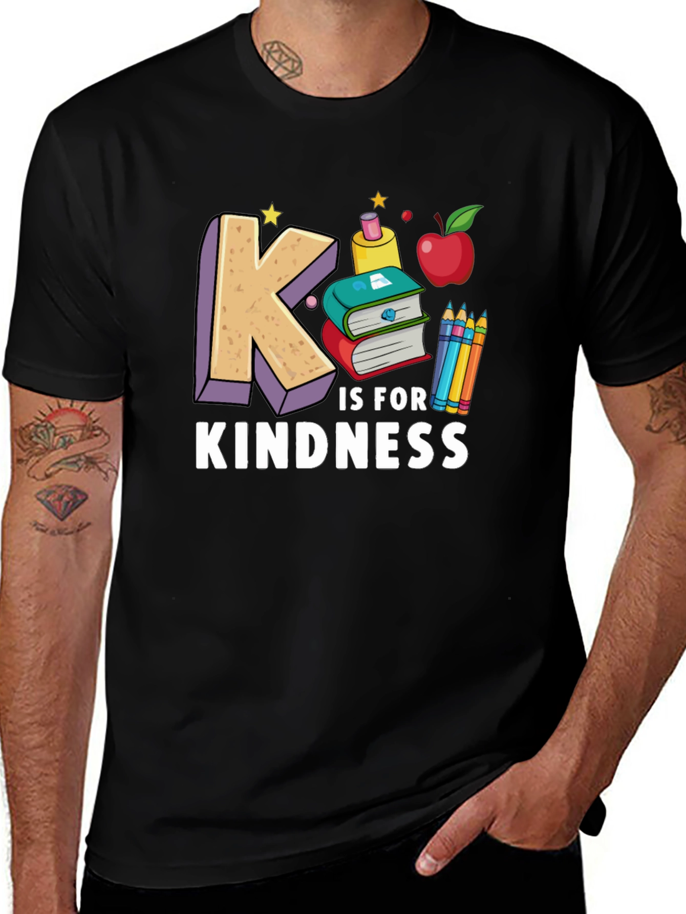 Variant 4 of K is for Kindness T-Shirt - School Teacher Tee