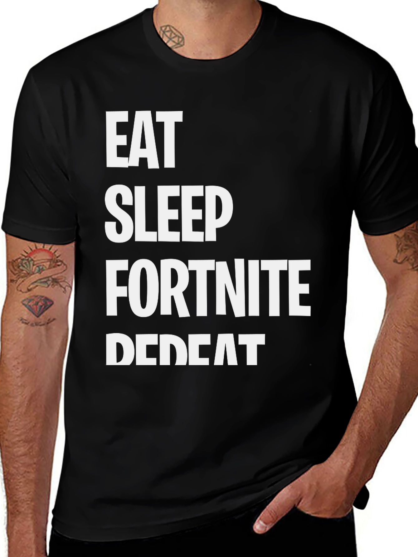 Eat Sleep Fortnite Repeat Gamer T-Shirt