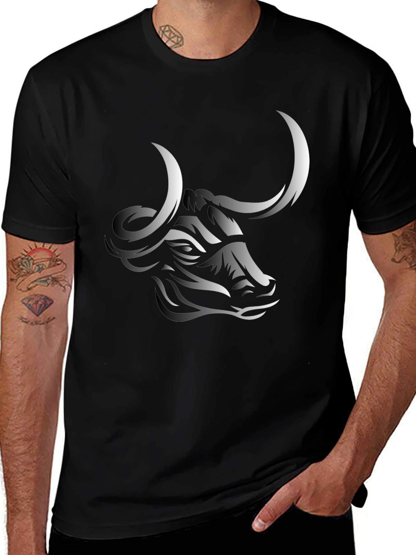 Variant 29 of Black Bull Graphic Tee