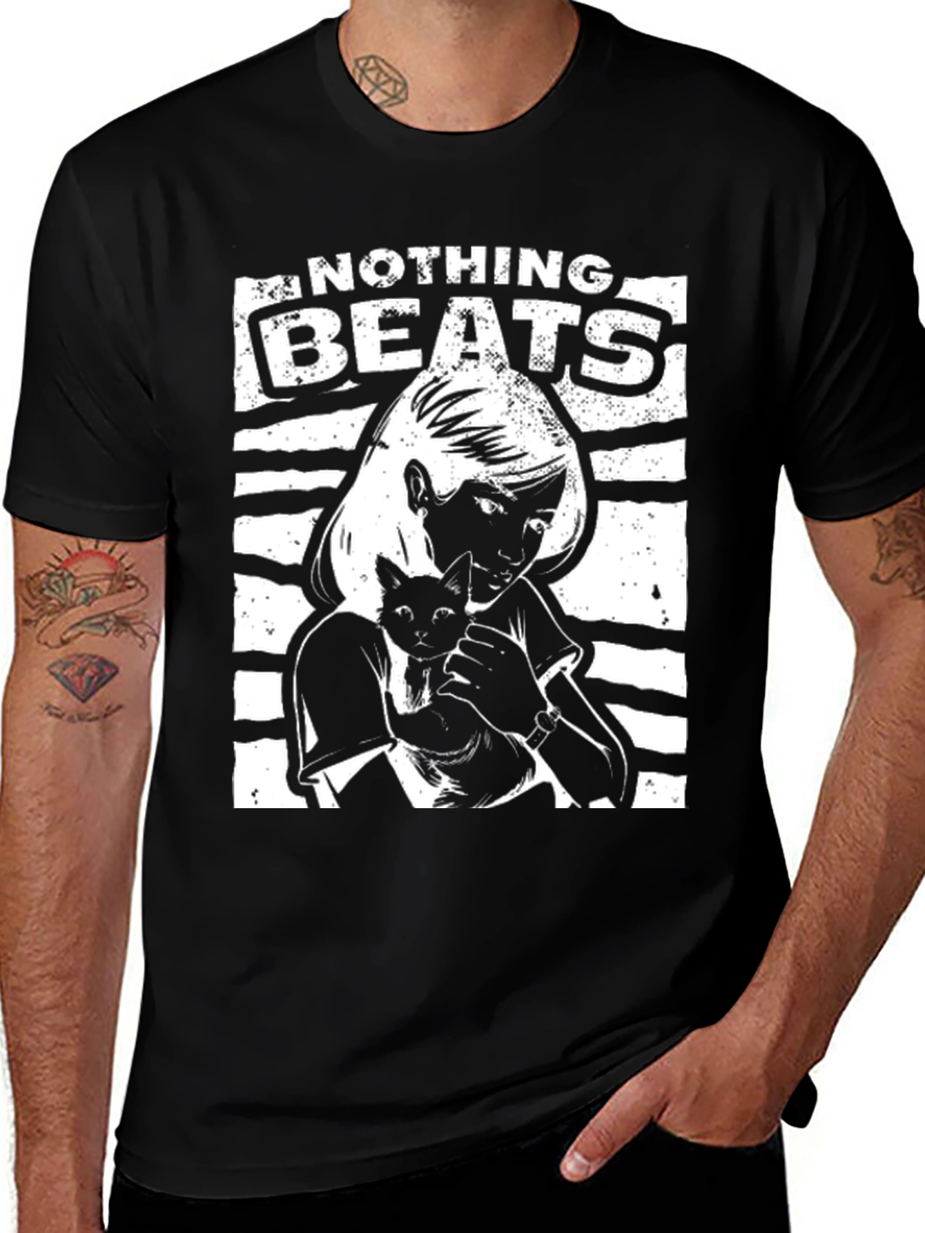 Variant 9 of Nothing Beats Cats T-Shirt