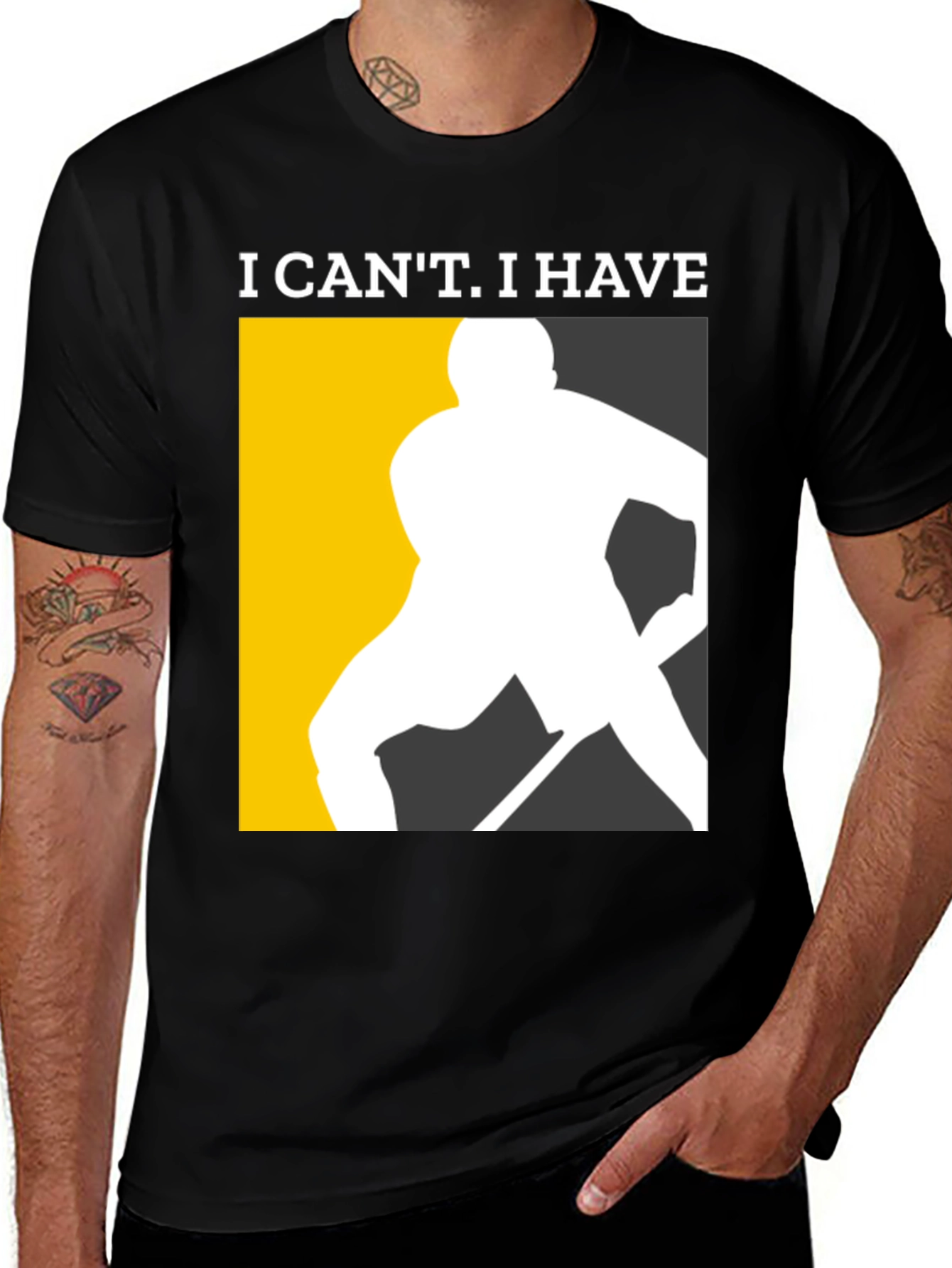 Variant 21 of Hockey T-Shirt - I Can't. I Have Hockey.