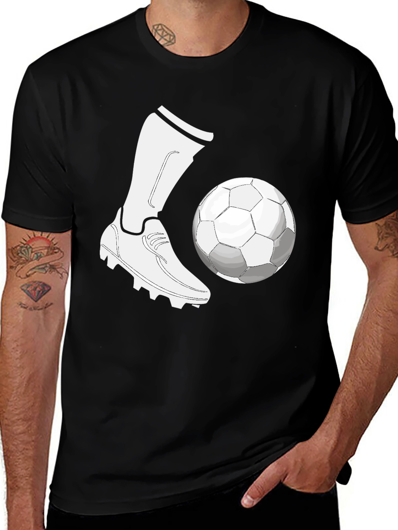 Variant 24 of Soccer Kick T-Shirt: Sporty Style