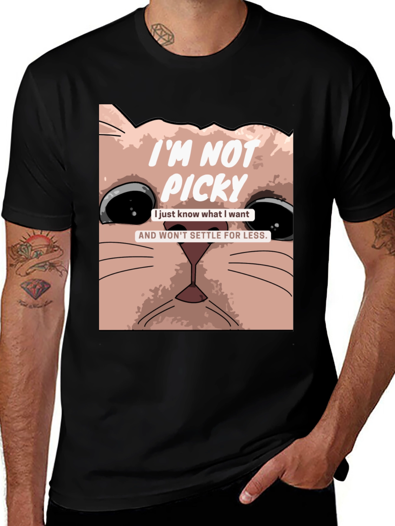 Variant 9 of I'm Not Picky Cat T-Shirt