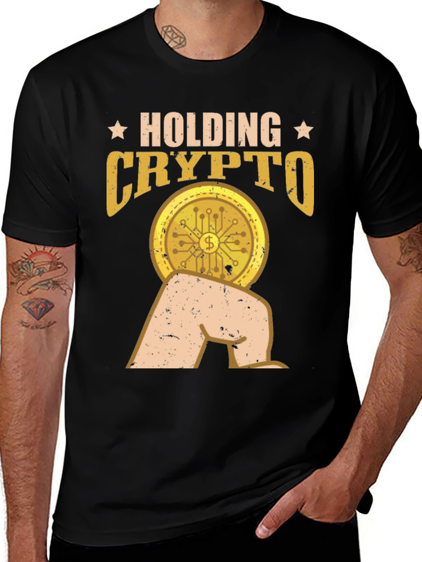 Variant 27 of Holding Crypto T-Shirt