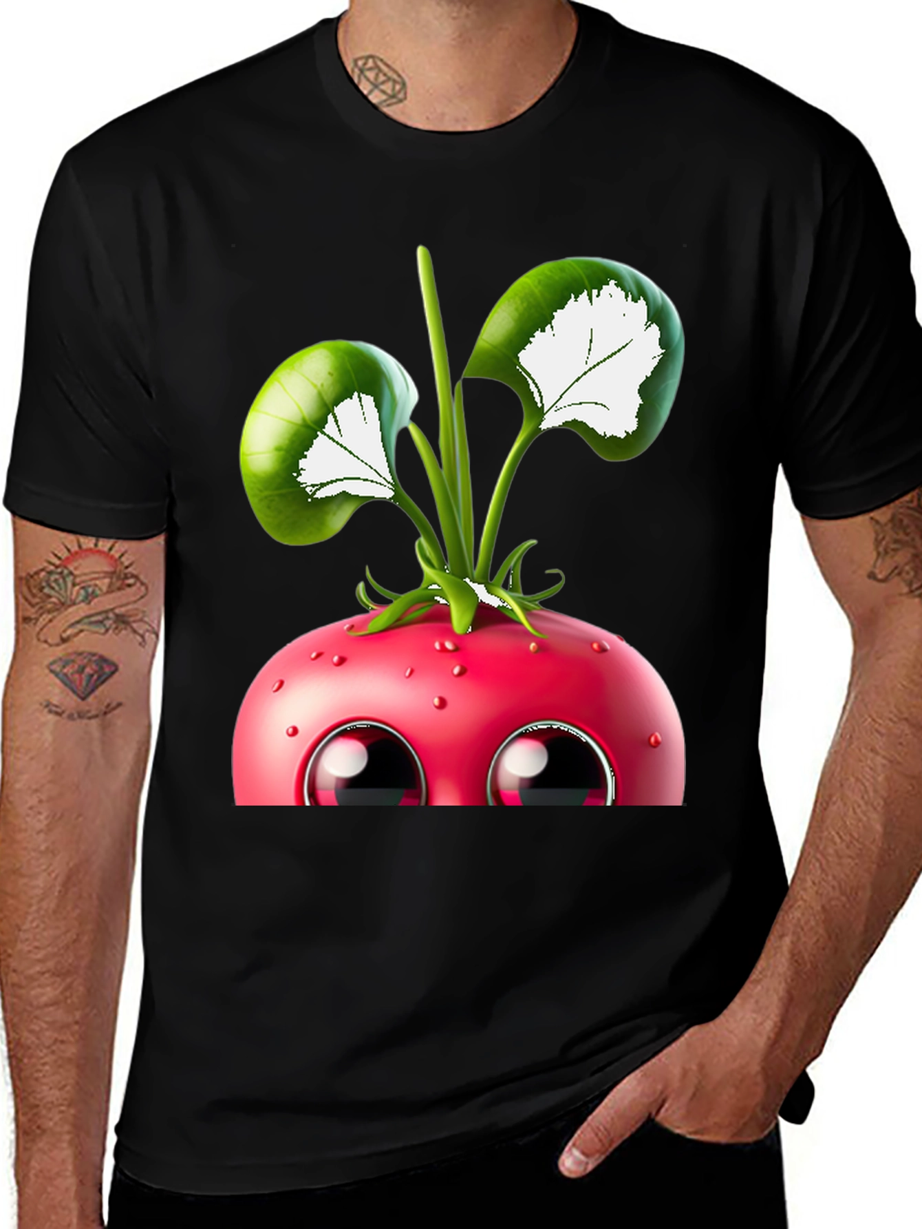 Variant 9 of Cute Kawaii Beet Plant T-Shirt